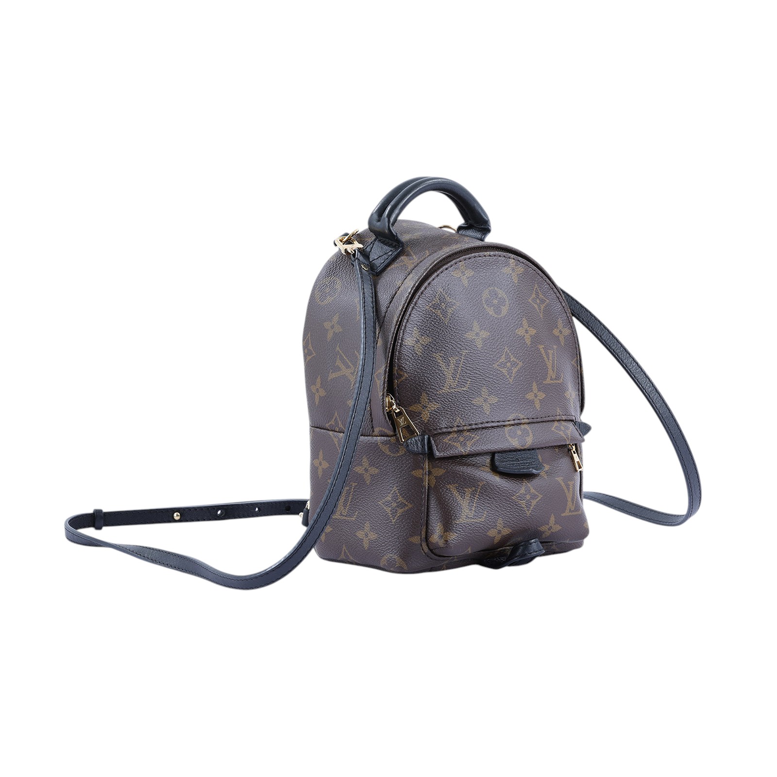 路易威登 LOUIS VUITTON Palm Springs Monogram帆布 Mini 拉鍊 後背包 M41562 晶片款  原廠盒子/防塵袋