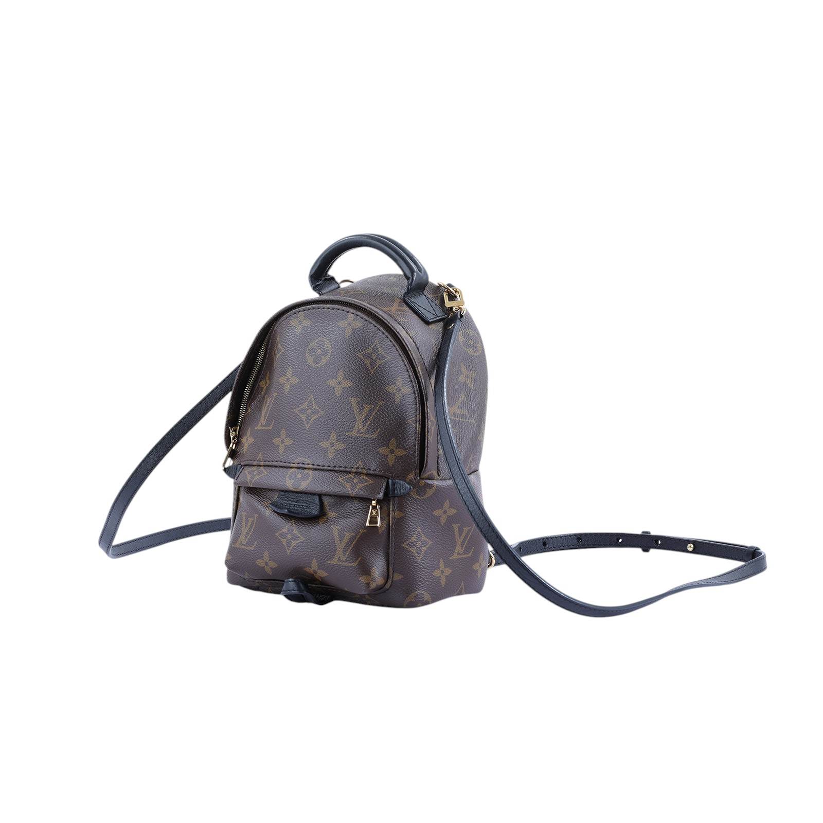 路易威登 LOUIS VUITTON Palm Springs Monogram帆布 Mini 拉鍊 後背包 M41562 晶片款  原廠盒子/防塵袋