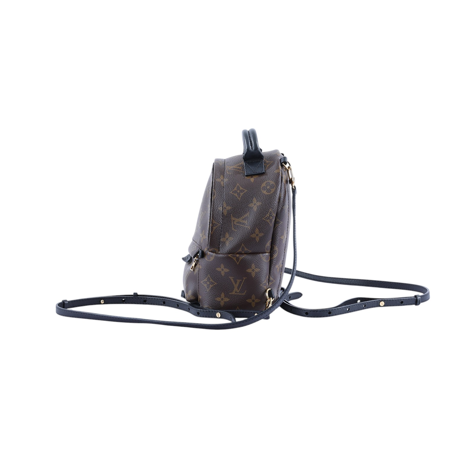 路易威登 LOUIS VUITTON Palm Springs Monogram帆布 Mini 拉鍊 後背包 M41562 晶片款  原廠盒子/防塵袋