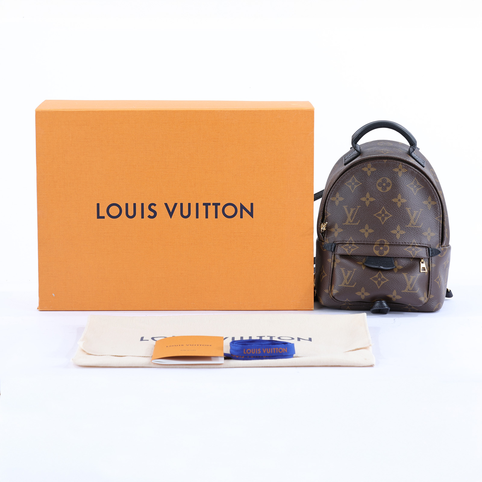 路易威登 LOUIS VUITTON Palm Springs Monogram帆布 Mini 拉鍊 後背包 M41562 晶片款  原廠盒子/防塵袋