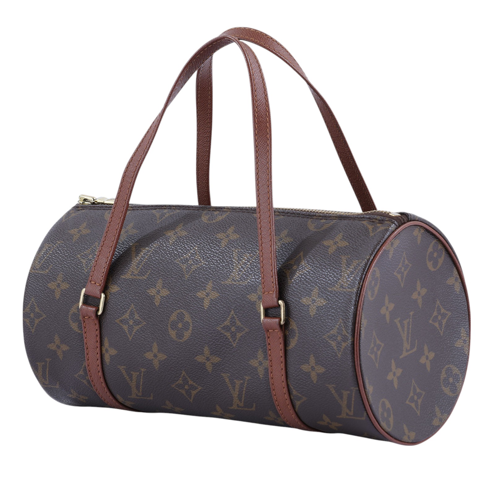 路易威登 LOUIS VUITTON Papillon 26原花 圓筒手提包 M51366 原花PAPILLON 26 無附屬品