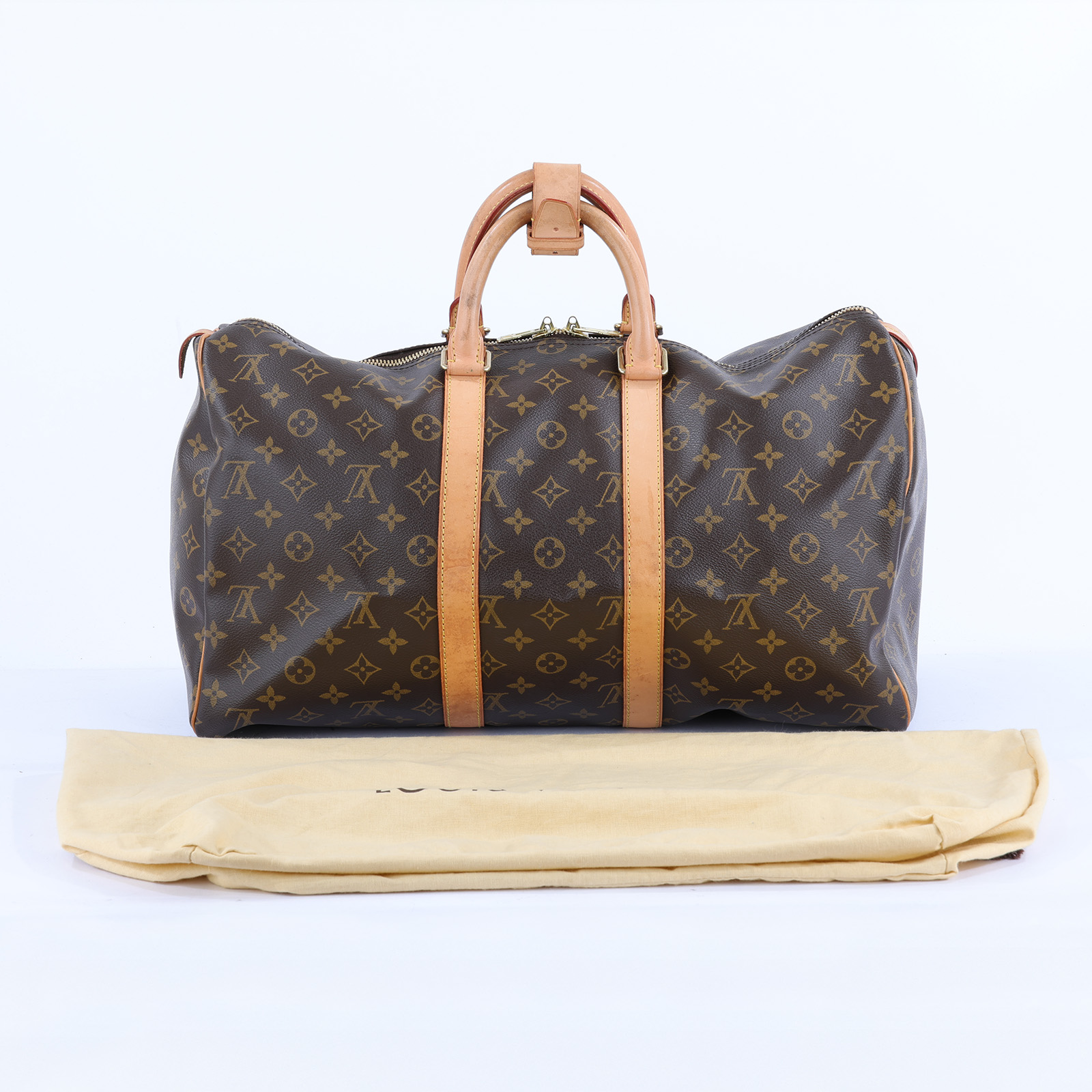 路易威登 LOUIS VUITTON Keepall 45 波士頓包 M41428 原花KEEPALL45 防塵袋