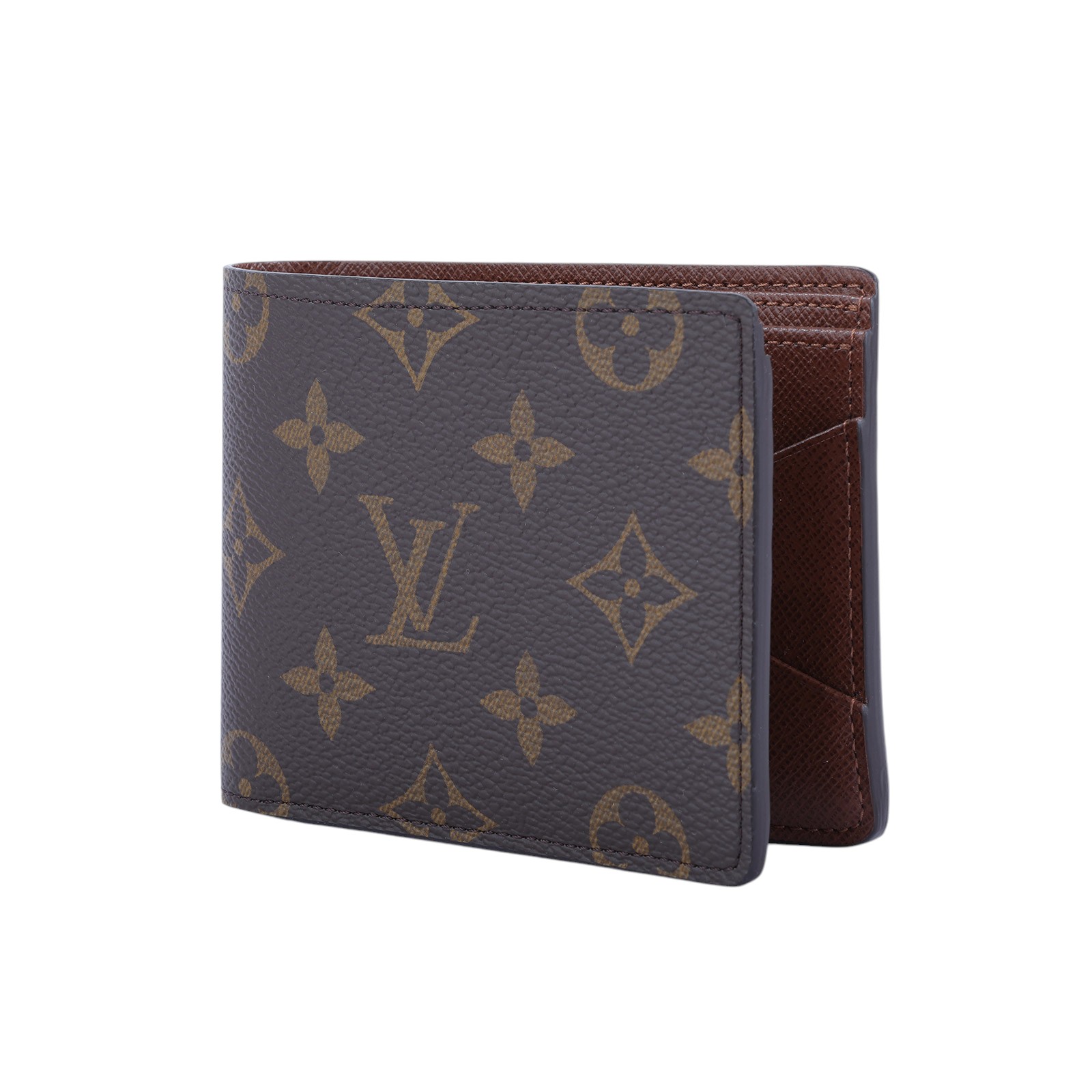 路易威登 LOUIS VUITTON Multiple 經典帆布 錢包 短夾 M60895 晶片款 原花短夾 原廠盒子/防塵袋