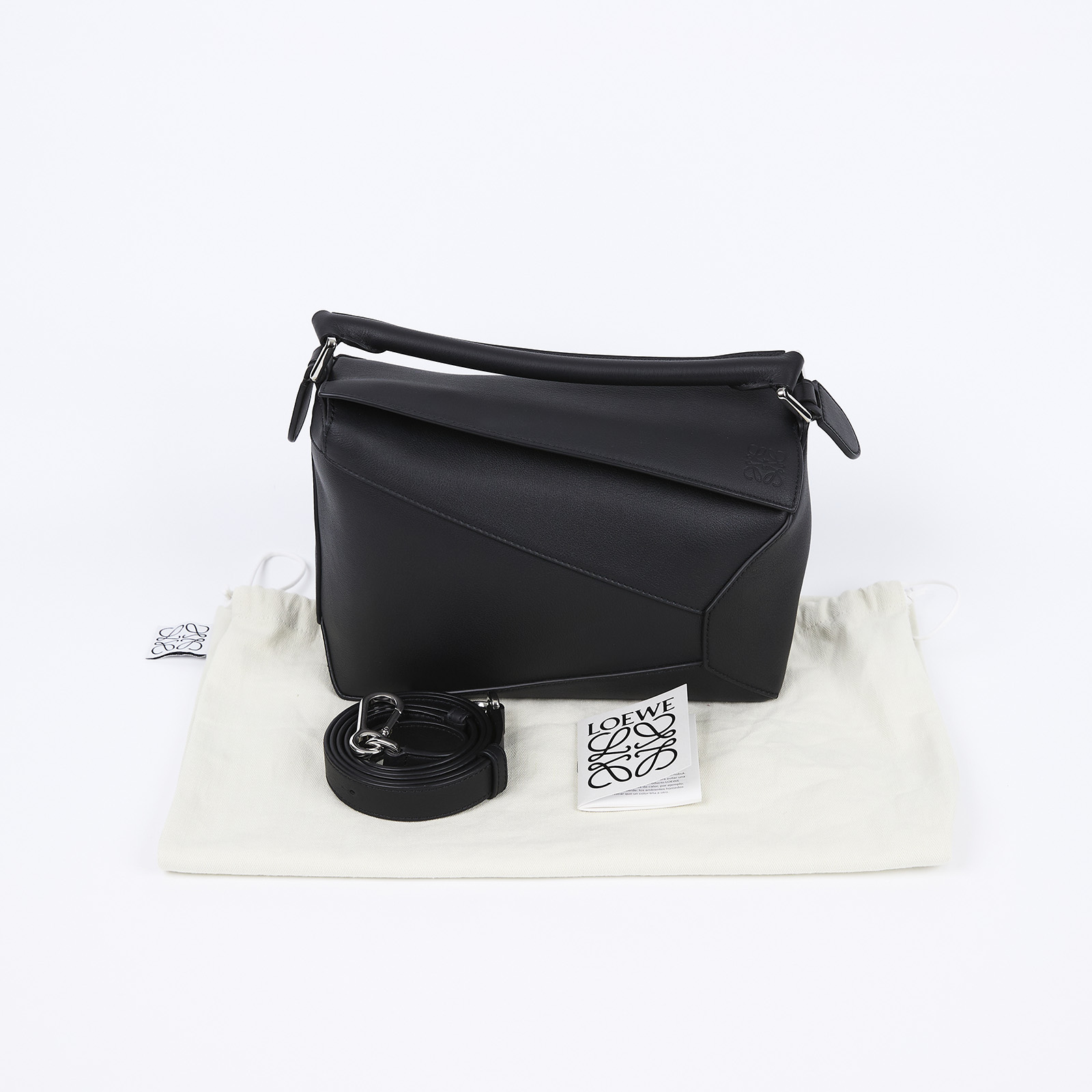 羅意威 LOEWE Mandragora small Puzzle bag 肩背 斜背包 A510P60X41  防塵袋