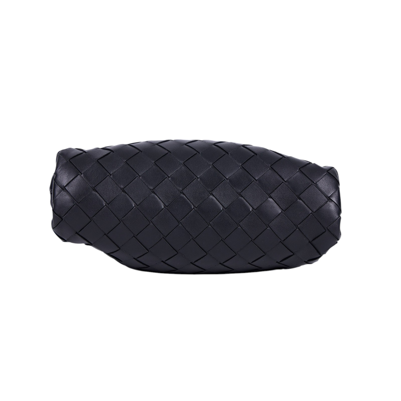 寶緹嘉 BOTTEGA VENETA 迷你Pouch手拿包 585852 黑色編織雲朵包 防塵袋