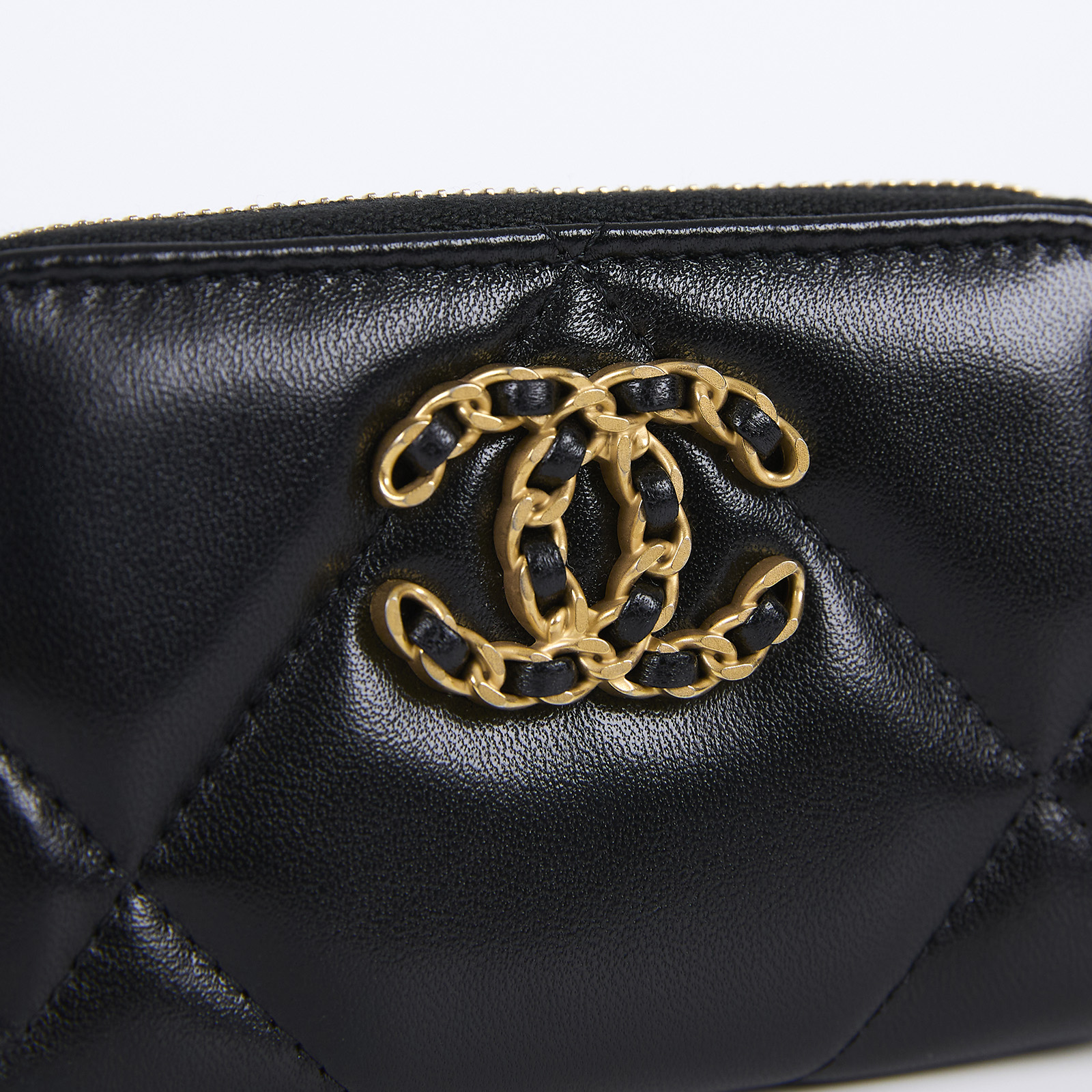 香奈兒 CHANEL 19 拉鍊 零錢包 AP0949 19拉鍊零錢包 原廠盒子/防塵袋/購買證明