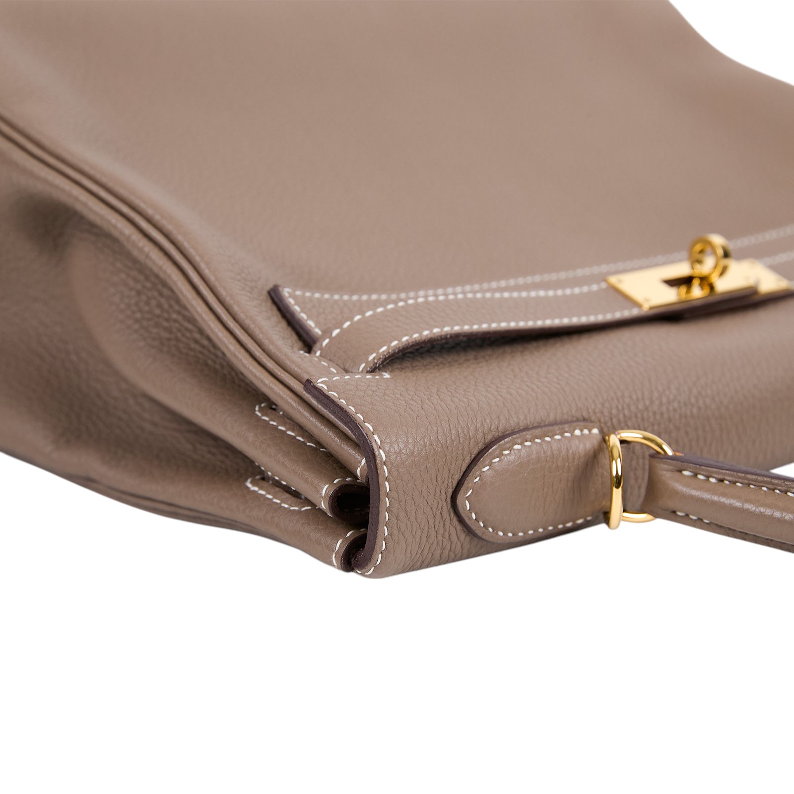 愛馬仕 Hermès Kelly Bag 凱莉包 32 KL32 A刻 大象灰金扣KELLY32 防塵袋/鎖組