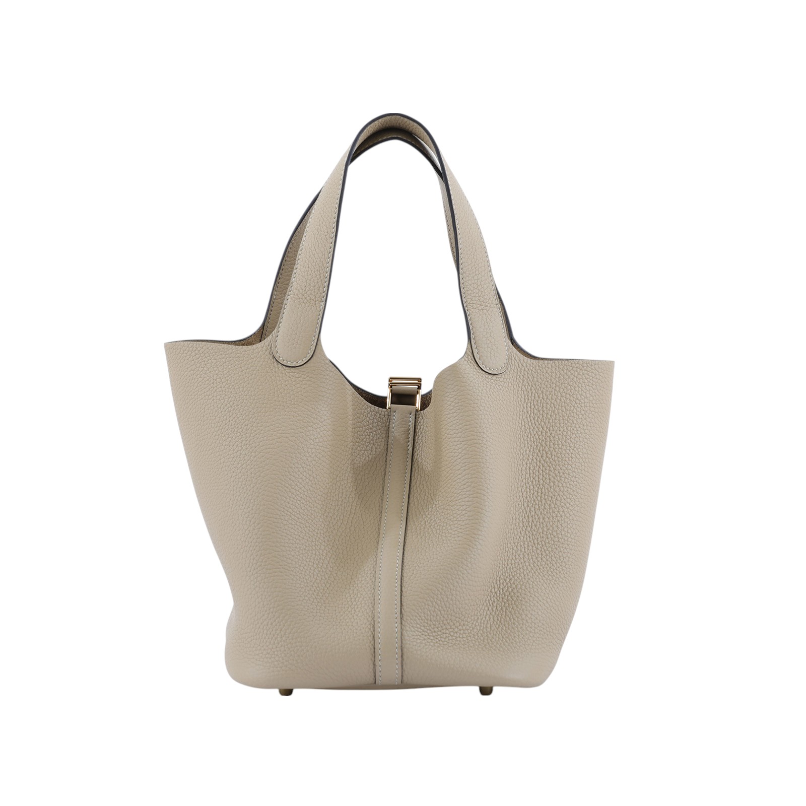 愛馬仕 Hermès Picotin Lock 22 菜籃子包 PT22 K刻 色號S2 TC 風衣灰PICOTIN22 原廠盒子/防塵袋/鎖組