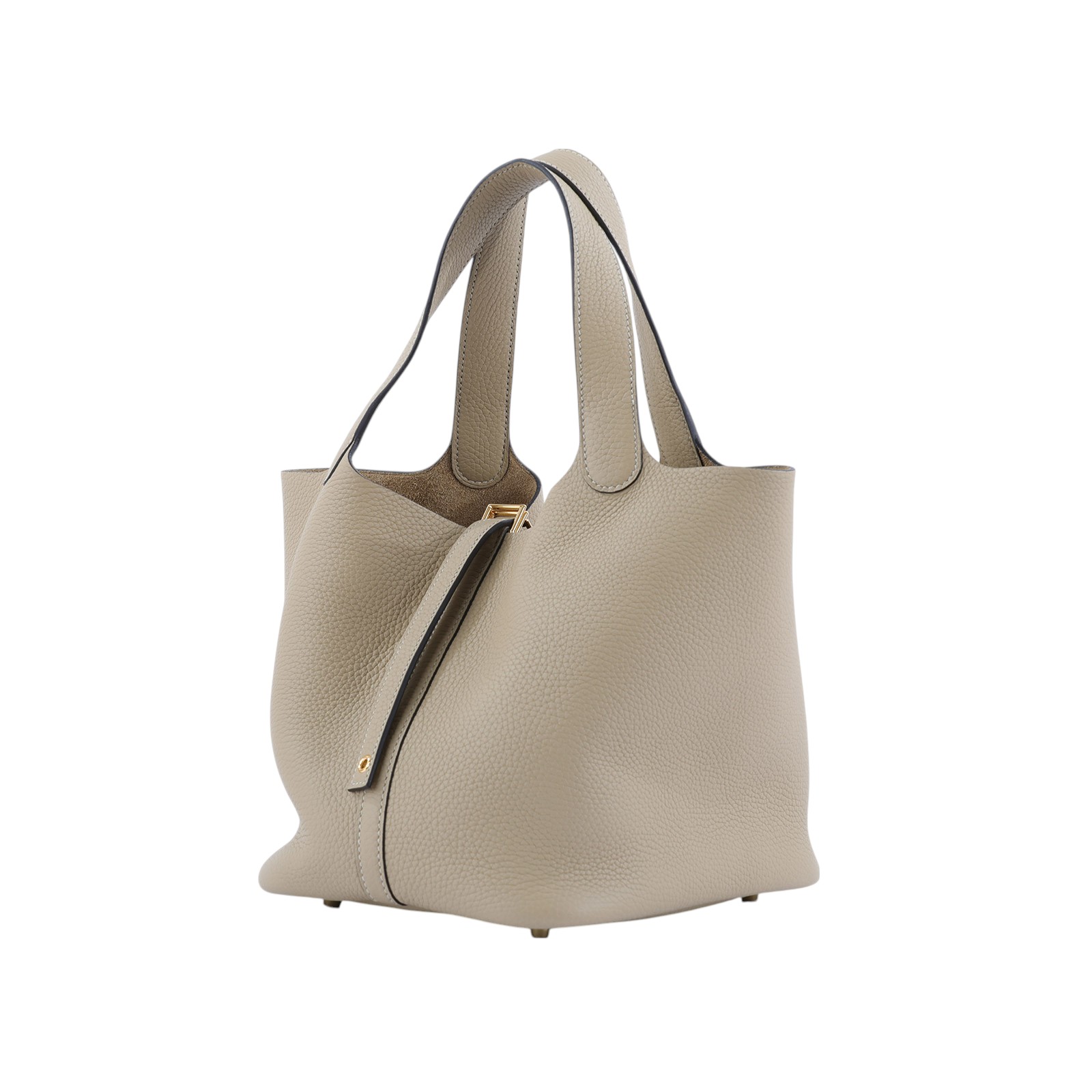 愛馬仕 Hermès Picotin Lock 22 菜籃子包 PT22 K刻 色號S2 TC 風衣灰PICOTIN22 原廠盒子/防塵袋/鎖組