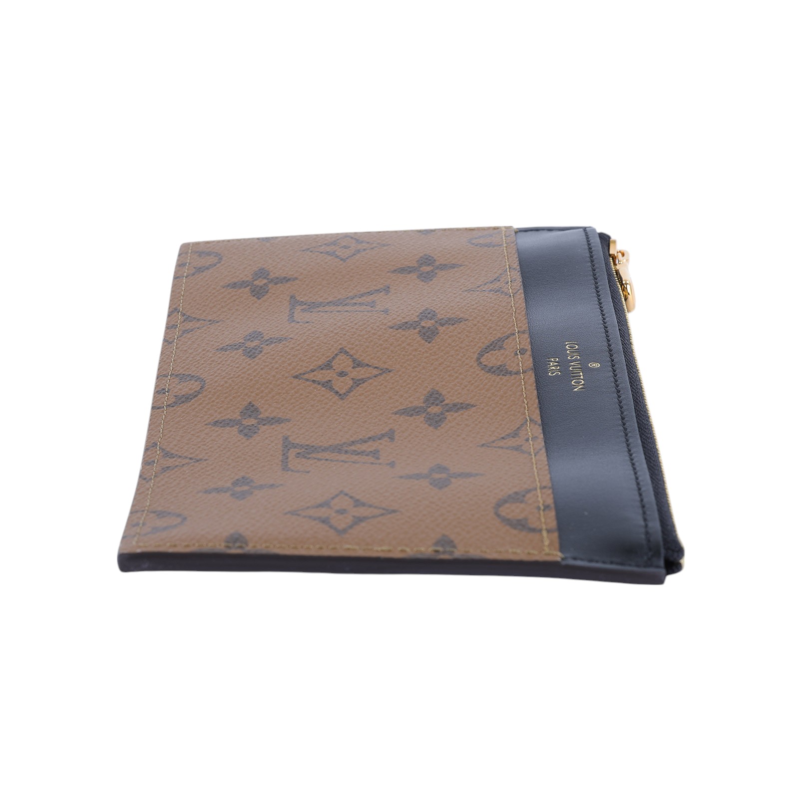 路易威登 LOUIS VUITTON Slim Purse 卡片夾 M80390 晶片款 雙色錢夾 防塵袋/原廠盒子