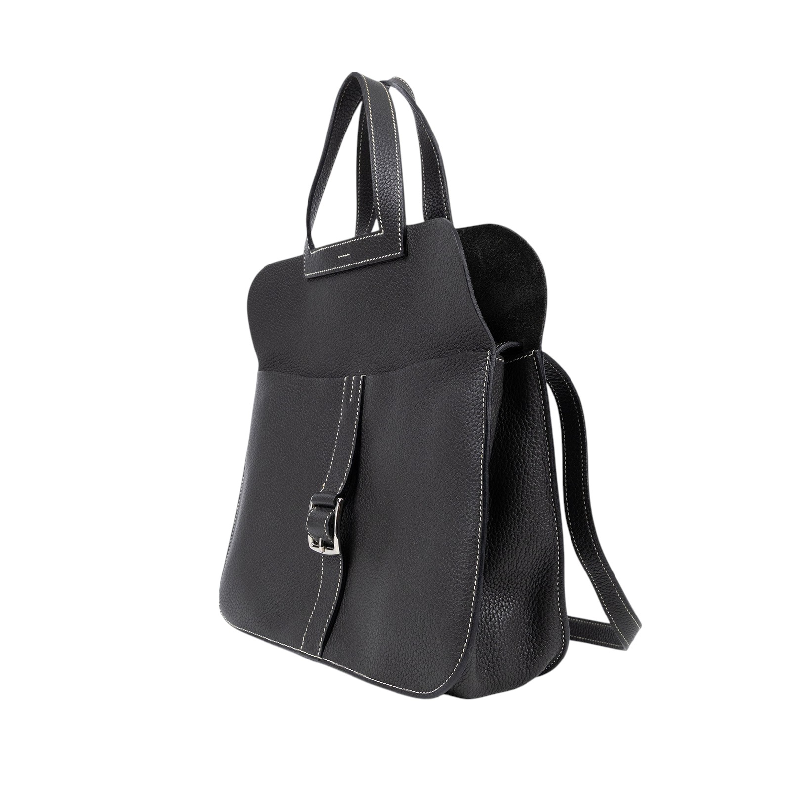 愛馬仕 Hermès Halzan 31 手拿 手提 肩背 斜背包 HZ31 T刻 深灰 HALZAN31 原廠盒子/防塵袋