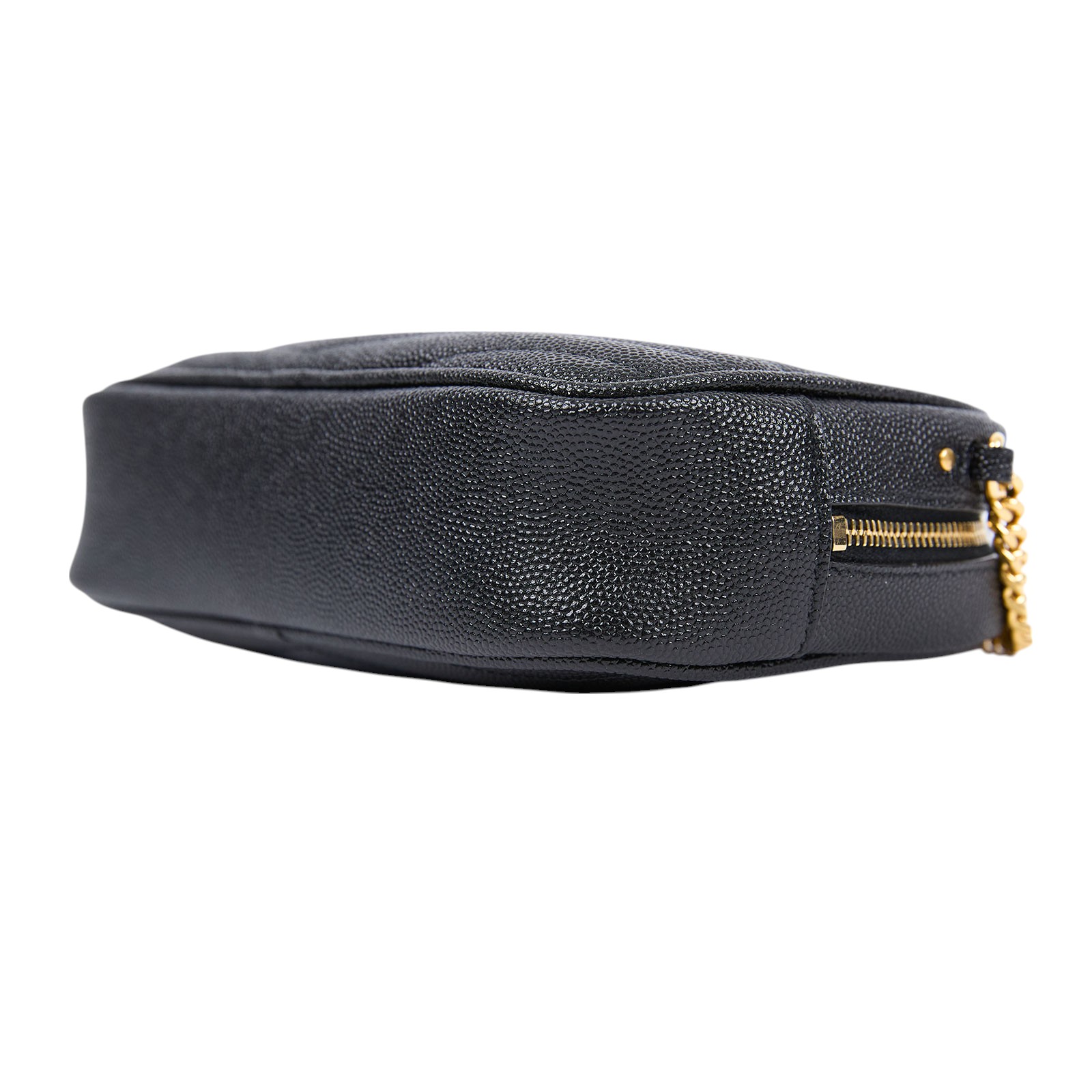 聖羅蘭 YSL SAINT LAURENT Lou 迷你相機包 ALM6180571020 黑金魚子醬相機包 原廠盒子/防塵袋