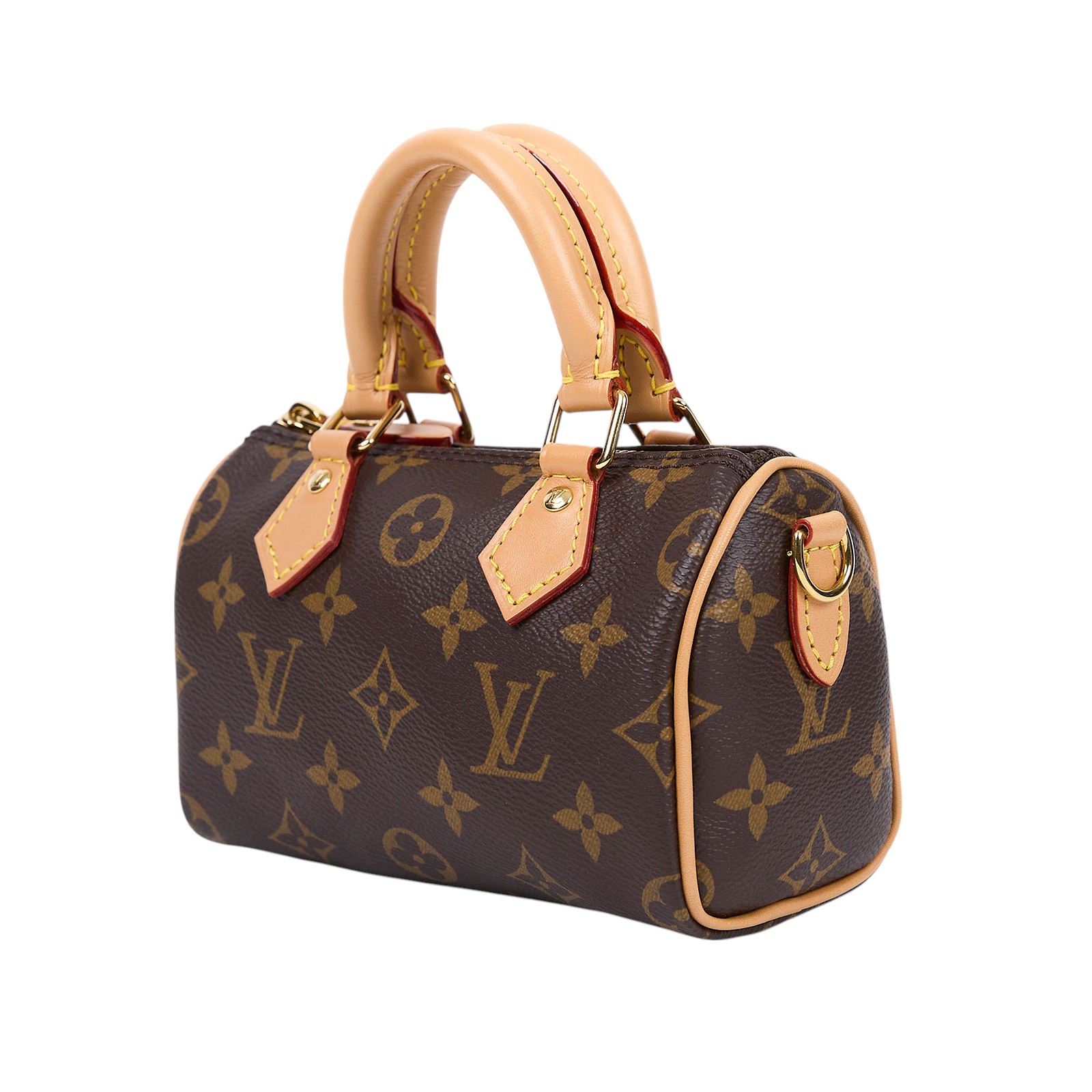 路易威登 LOUIS VUITTON Nano Speedy 原花 手提 肩背包 M81085 原花NANO SPEEDY 防塵袋/原廠盒子