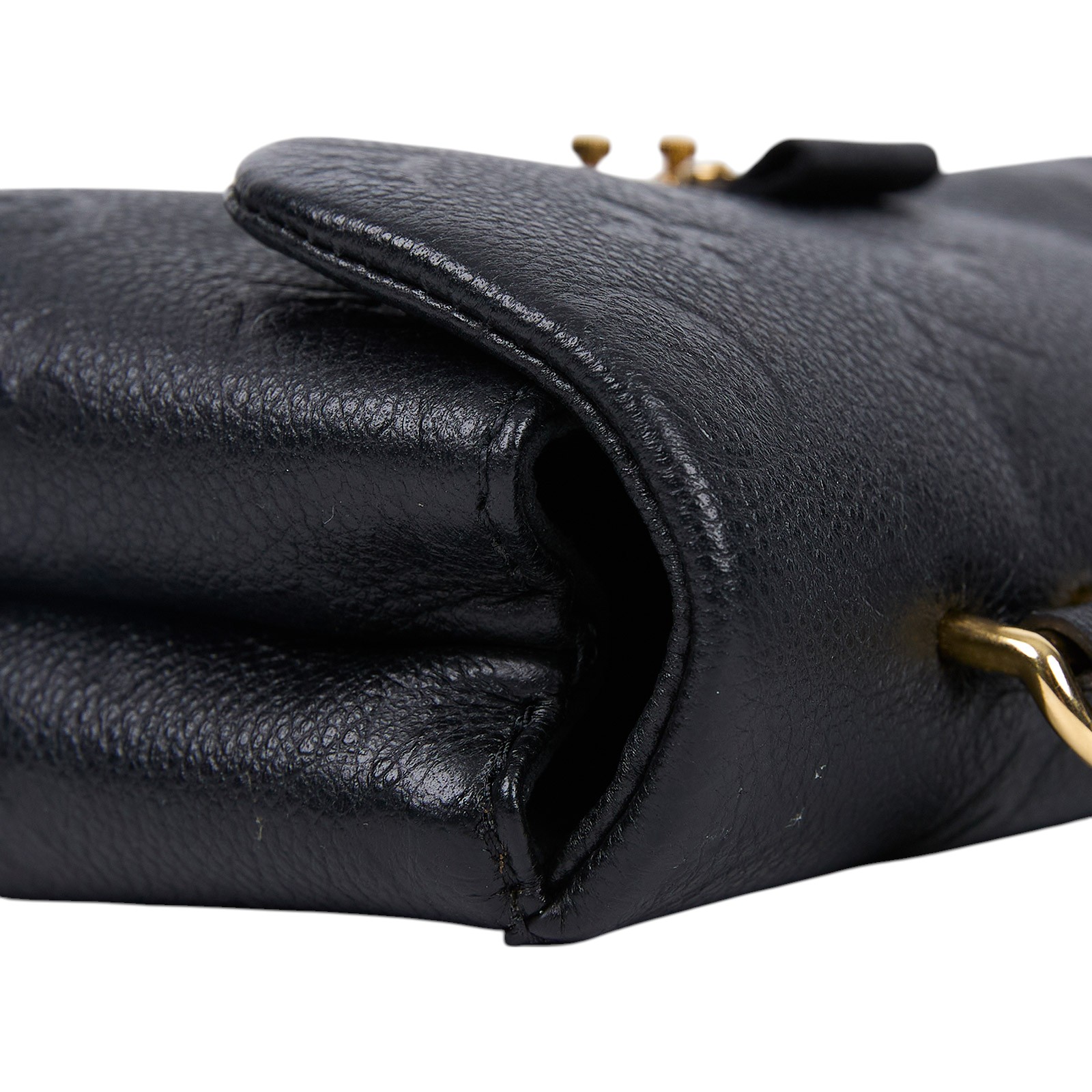 路易威登 LOUIS VUITTON Nano Madeleine 單肩包 黑色 M12144 晶片款  原廠盒子/防塵袋/購買證明