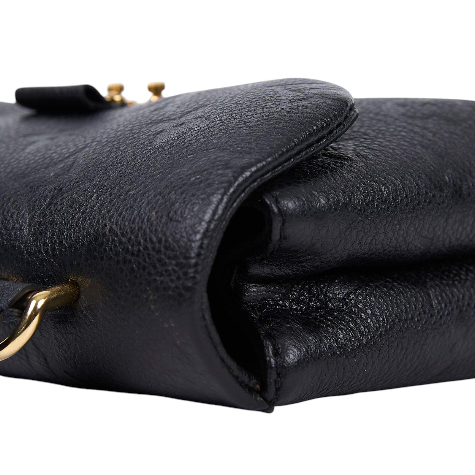 路易威登 LOUIS VUITTON Nano Madeleine 單肩包 黑色 M12144 晶片款  原廠盒子/防塵袋/購買證明