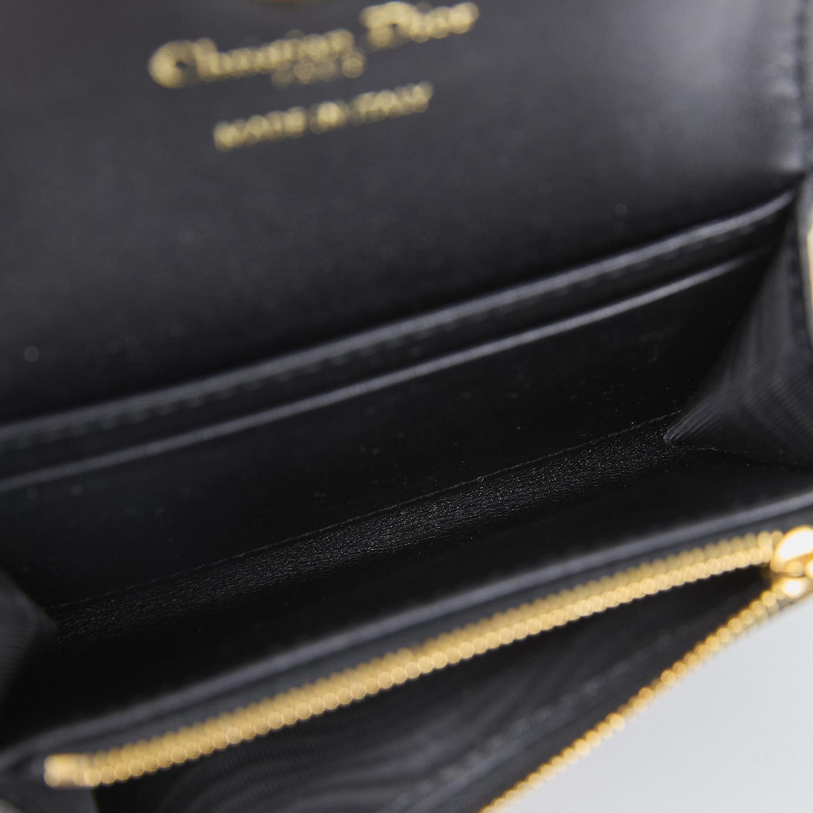 迪奧 CHRISTIAN DIOR Jolie錢包 卡夾 零錢包 S3102UNJB 黑菱格卡包 原廠盒子/防塵袋/購買證明