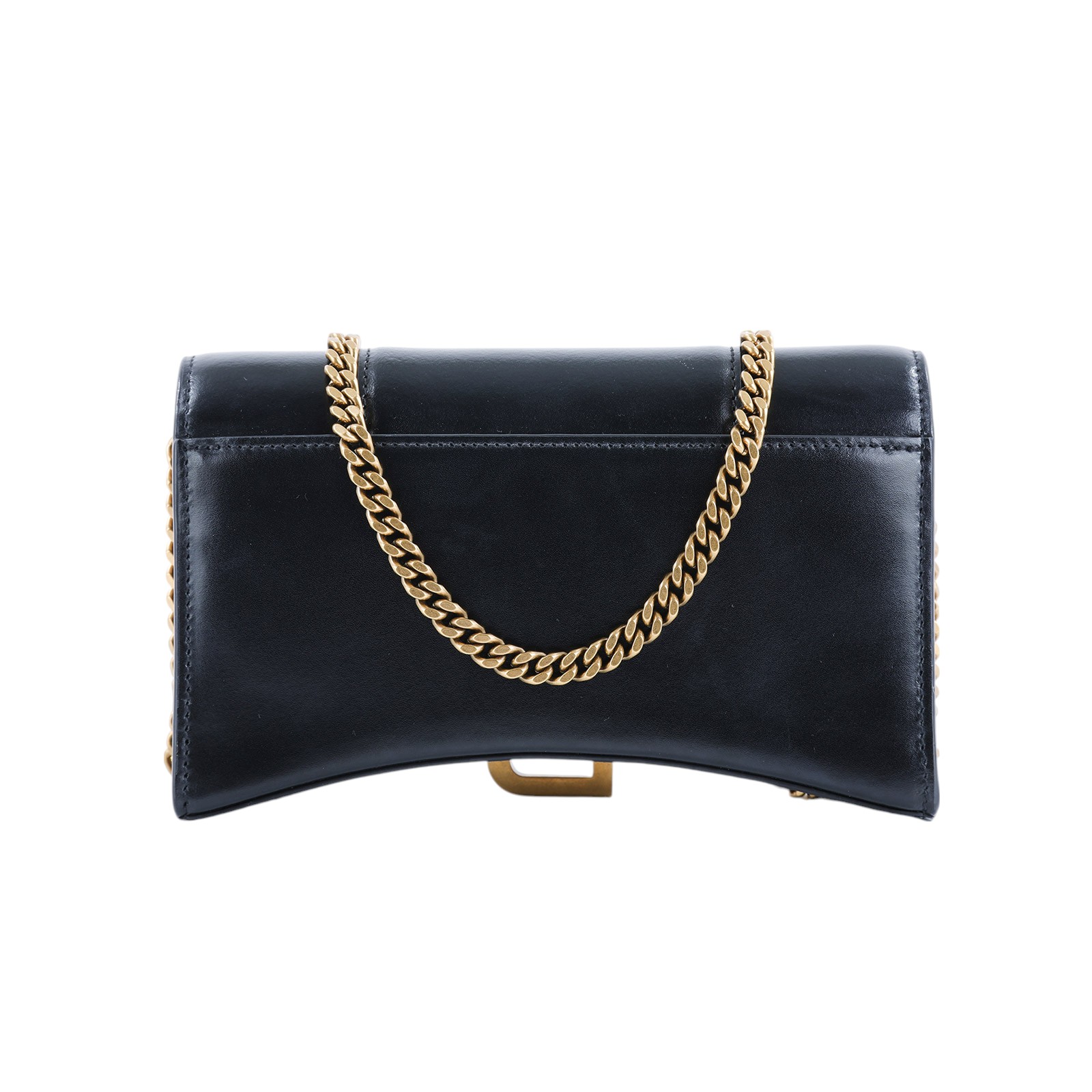 巴黎世家 BALENCIAGA Hourglass Wallet On Chain 沙漏包 6560501QJ4M 黑沙漏包XS 防塵袋