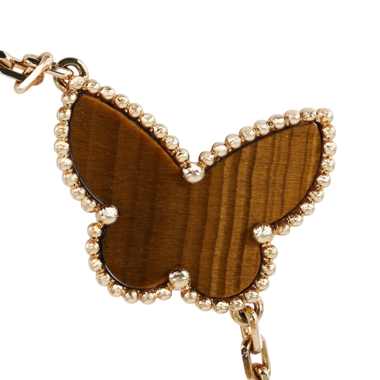 梵克雅寶 Van Cleef & Arpels Lucky Alhambra手鍊 4枚墜飾 VCARD79600_改短3cm  原廠盒子/防塵袋/保書/修改單