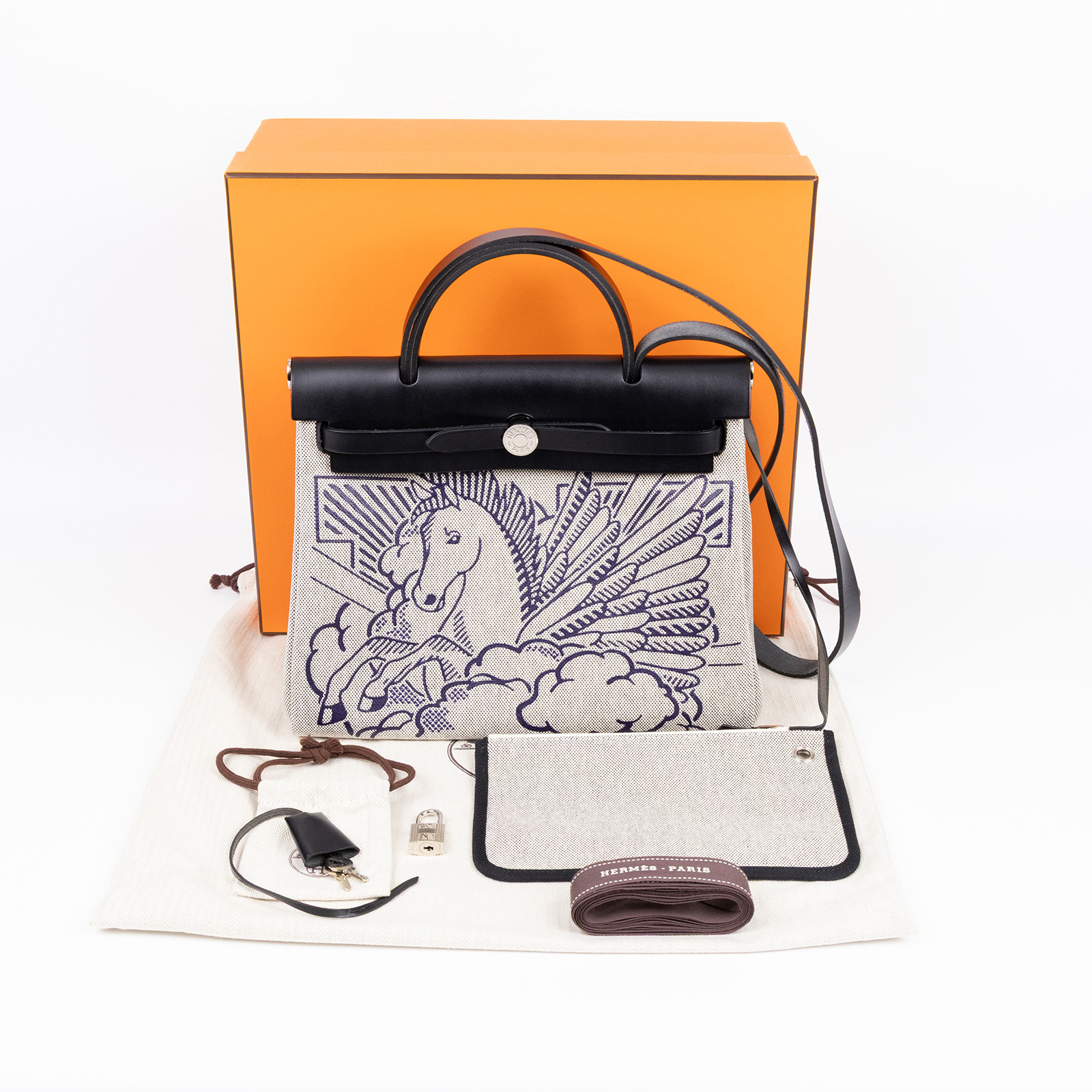愛馬仕 Hermès Herbag Zip 31 HER31 Y刻 飛馬HERBAG31 原廠盒子/防塵袋