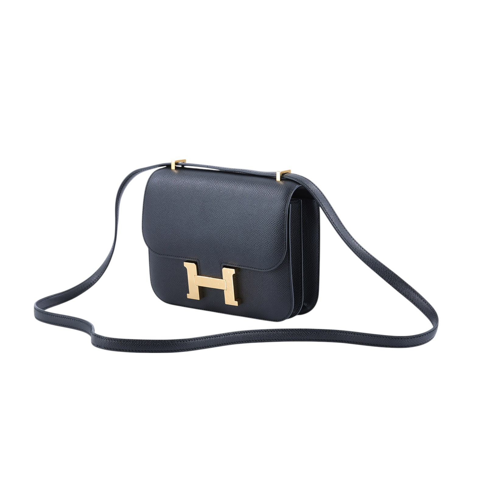 愛馬仕 Hermès Constance Bag 康康包 MIni 18 CN18 D刻 黑金CONSTANCE18 防塵袋