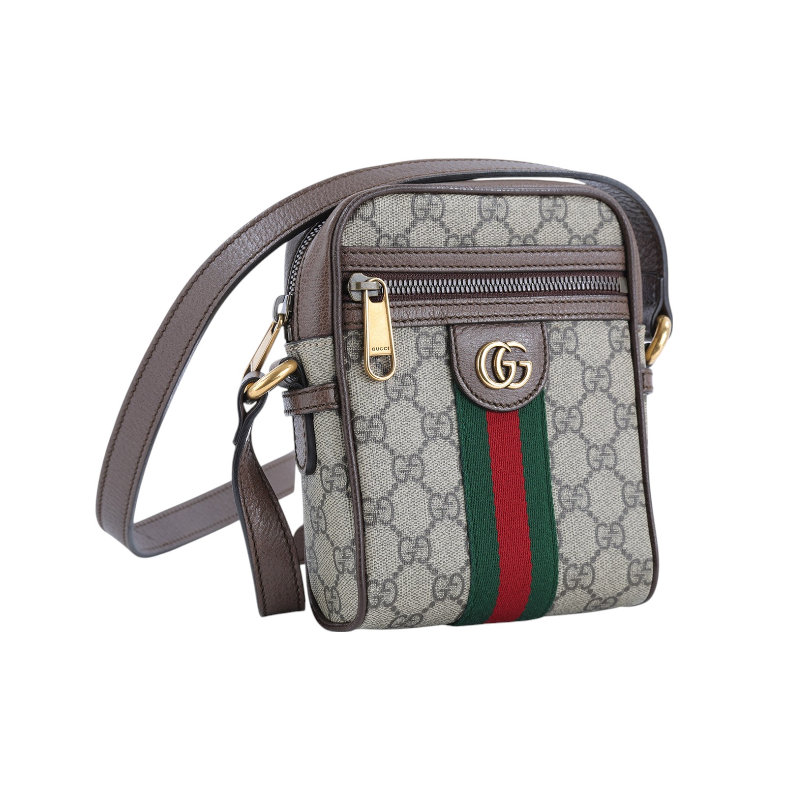 古馳 GUCCI Ophidia GG 肩揹袋 598127 棕GG相機包 防塵袋