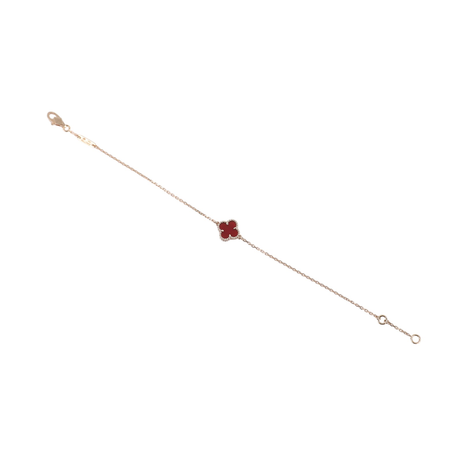 梵克雅寶 Van Cleef & Arpels Sweet Alhambra 吊墜 VCARN59K00_改短1.5cm  原廠盒子/保證卡/購買證明/截短鍊子