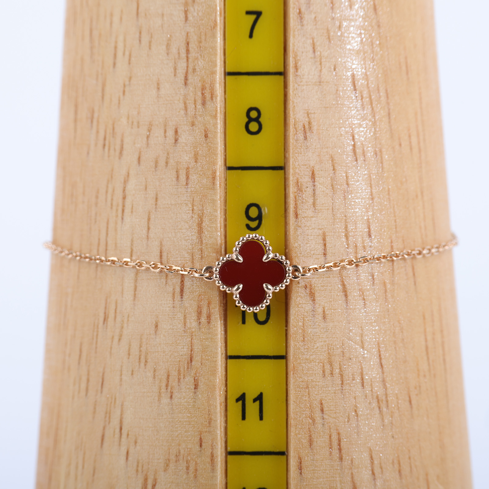 梵克雅寶 Van Cleef & Arpels Sweet Alhambra 吊墜 VCARN59K00_改短1.5cm  原廠盒子/保證卡/購買證明/截短鍊子