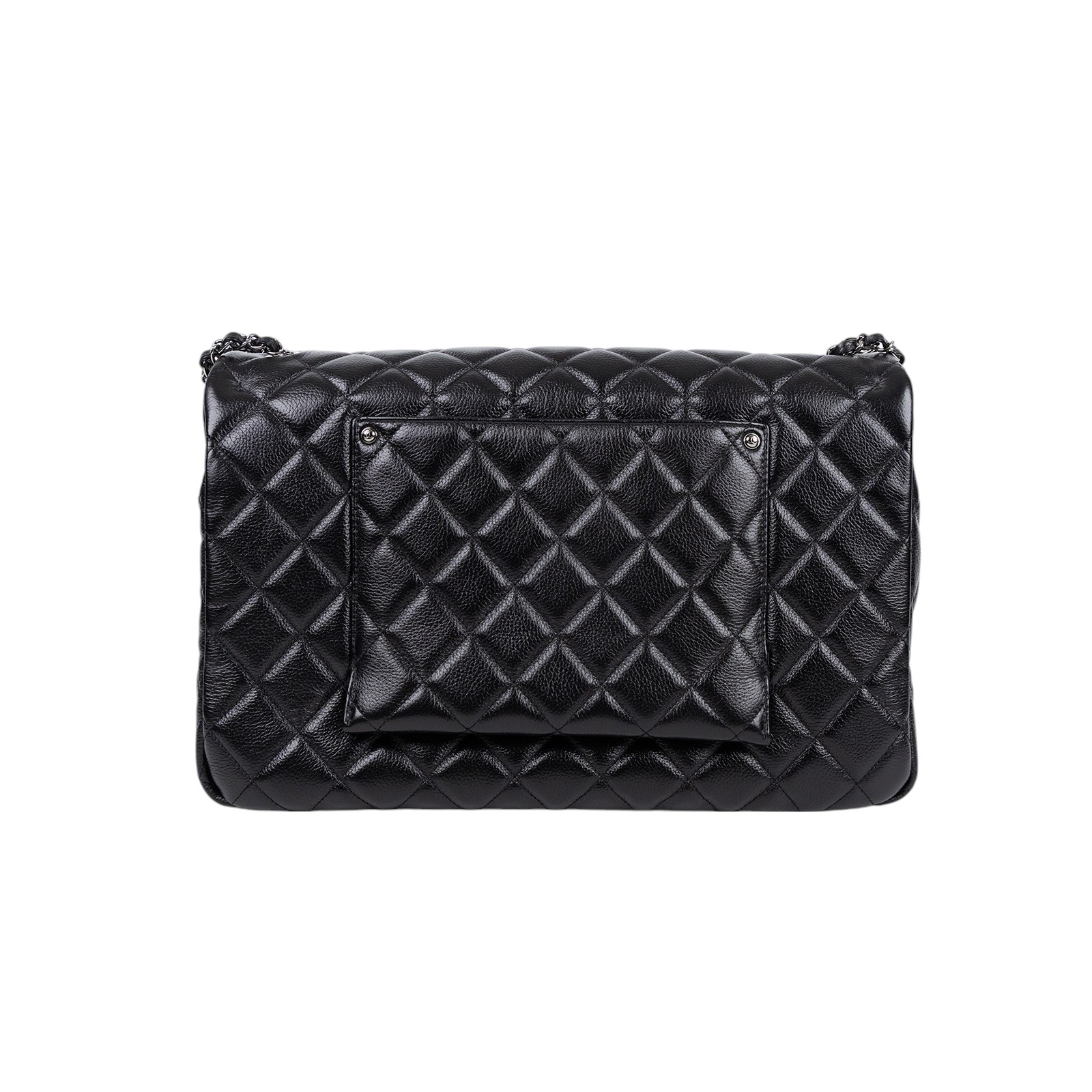 香奈兒 CHANEL CF 經典 超大 口蓋包 AS4661 黑色牛皮CF40 原廠盒子/防塵袋/購買證明
