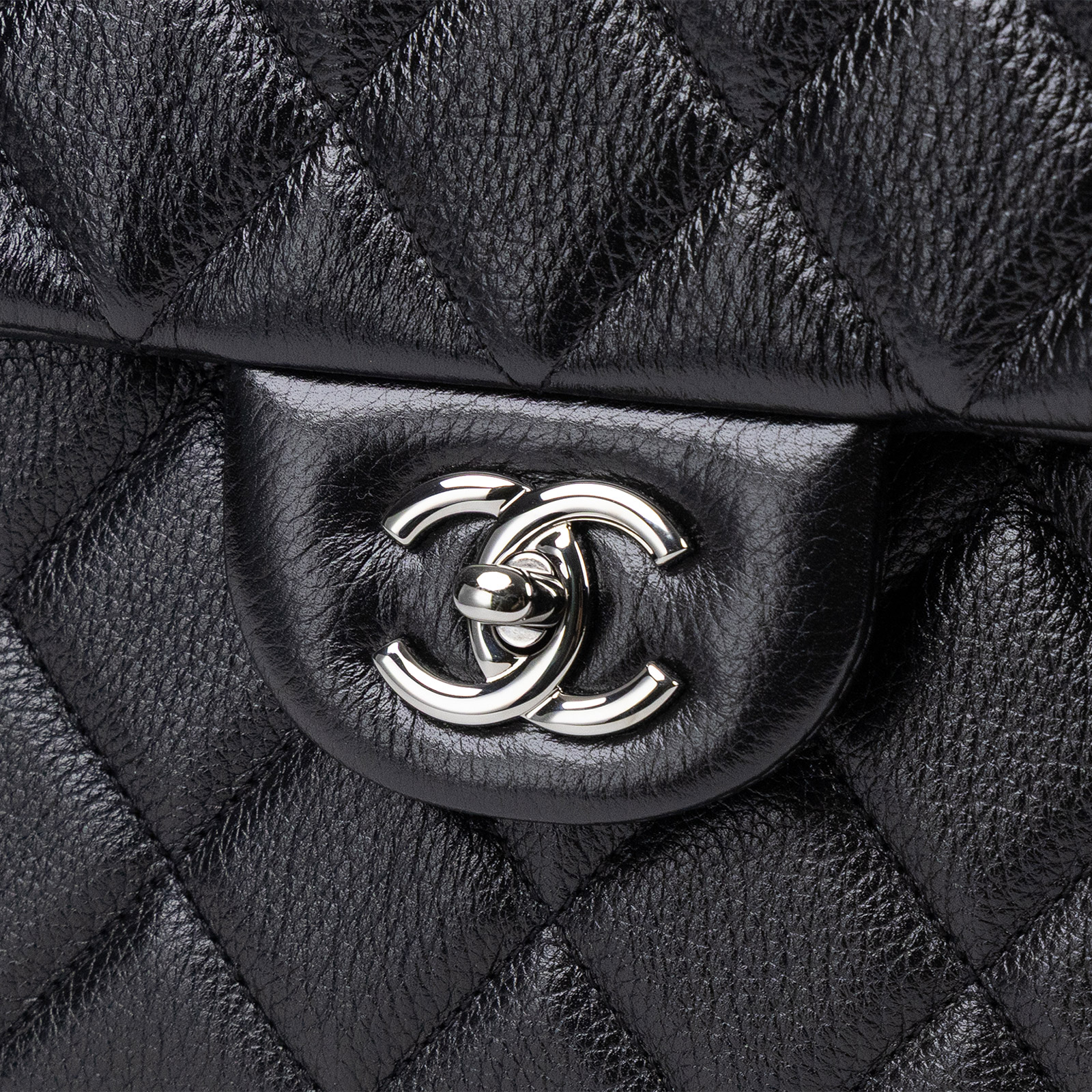 香奈兒 CHANEL CF 經典 超大 口蓋包 AS4661 黑色牛皮CF40 原廠盒子/防塵袋/購買證明