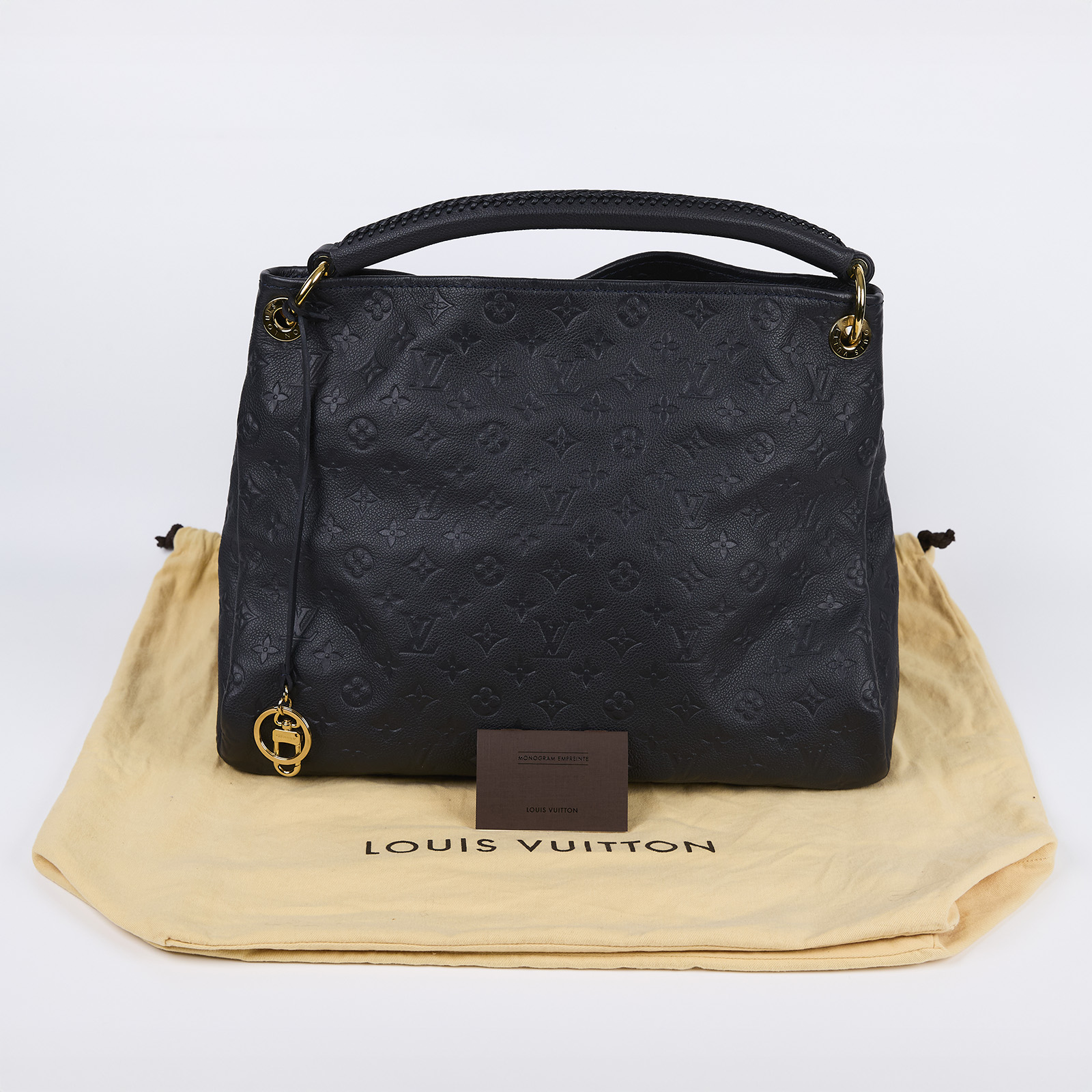 路易威登 LOUIS VUITTON Artsy MM 手提包 Monogram Empreinte M93448 深藍ARTSY MM 防塵袋