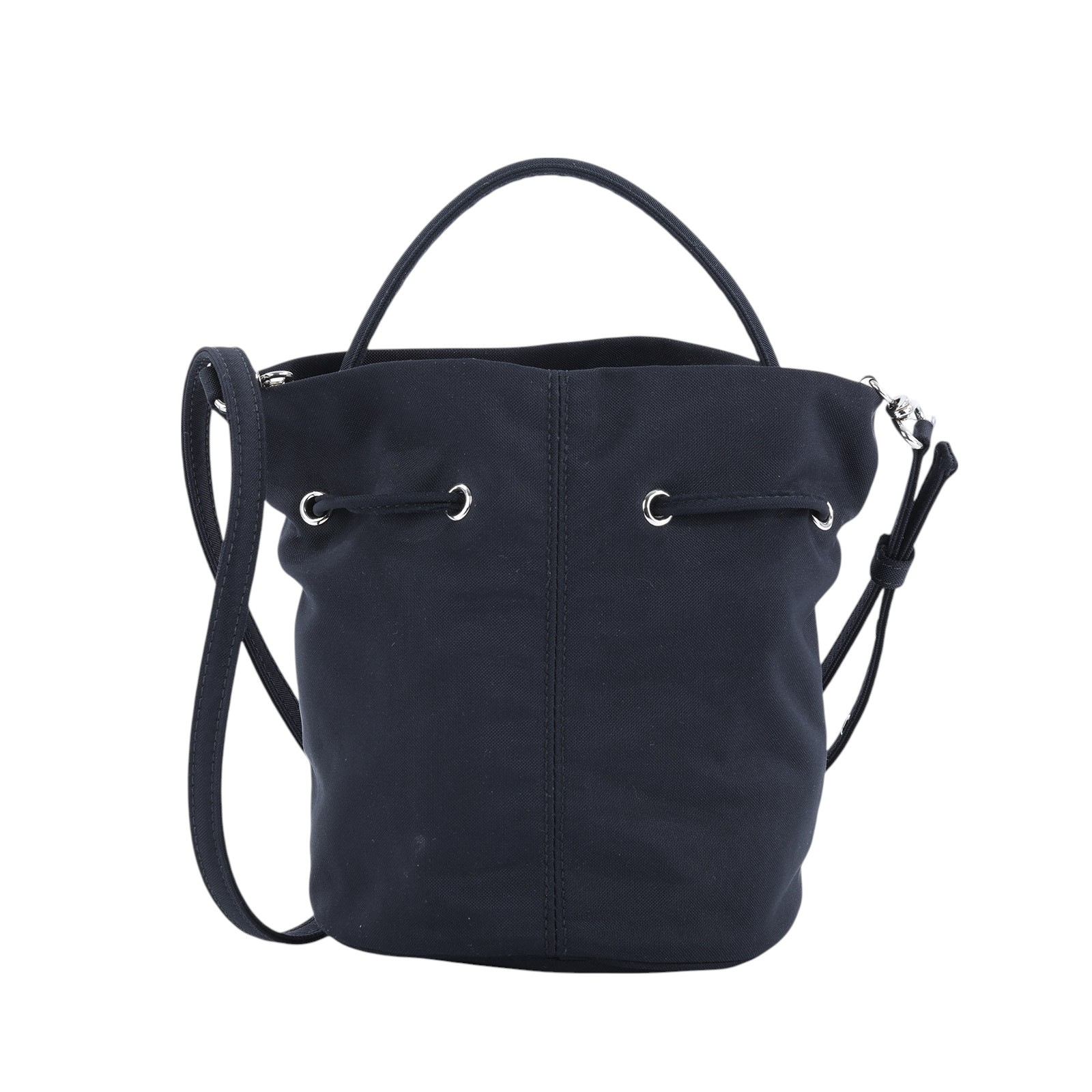 巴黎世家 BALENCIAGA XS Wheel Bucket 尼龍 手提 水桶包 619458H852N 黑尼龍LOGO水桶包 防塵袋