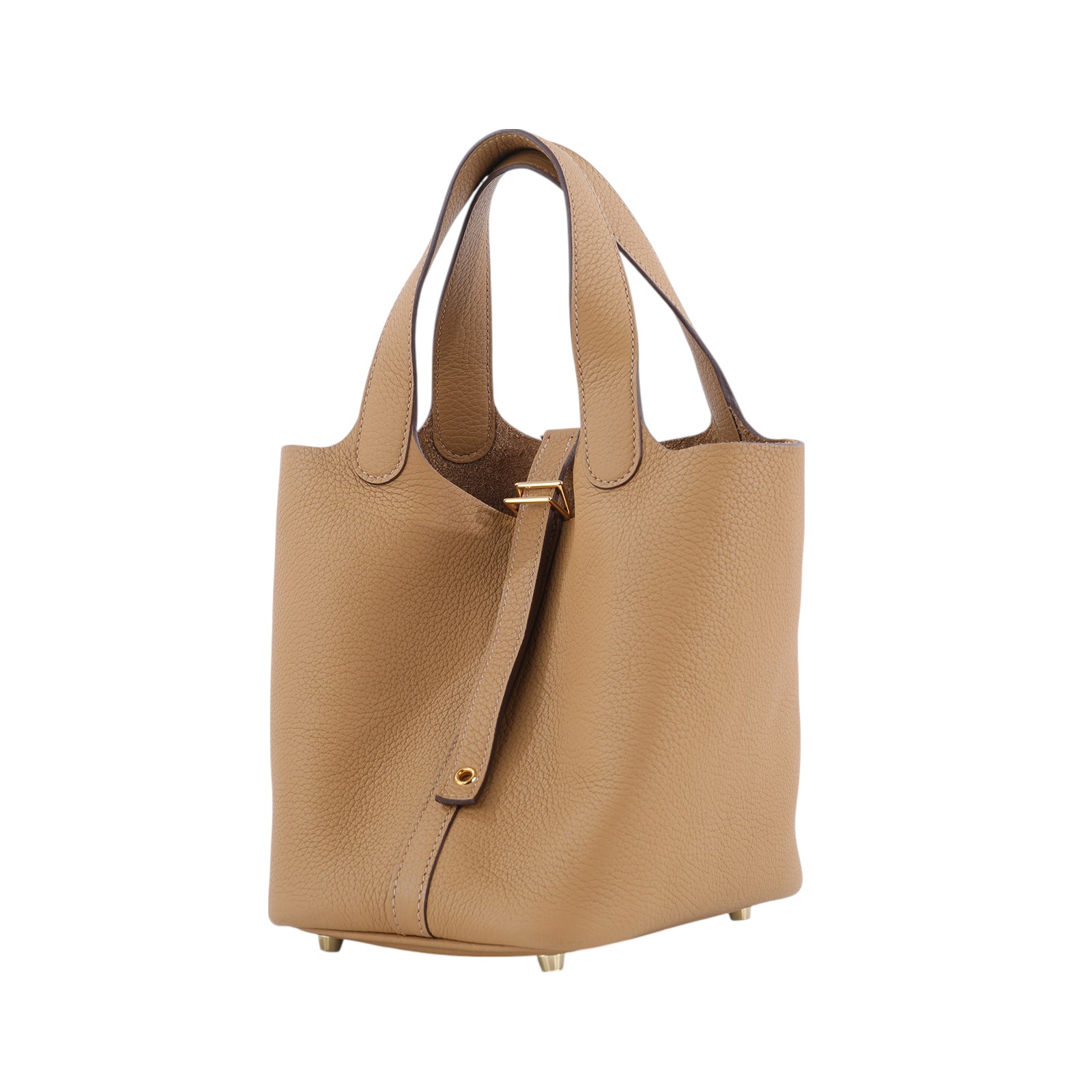 愛馬仕 Hermès Picotin Lock 18 菜籃子包 PT18 U刻 餅乾色PICOTIN18 原廠盒子/防塵袋/鎖組