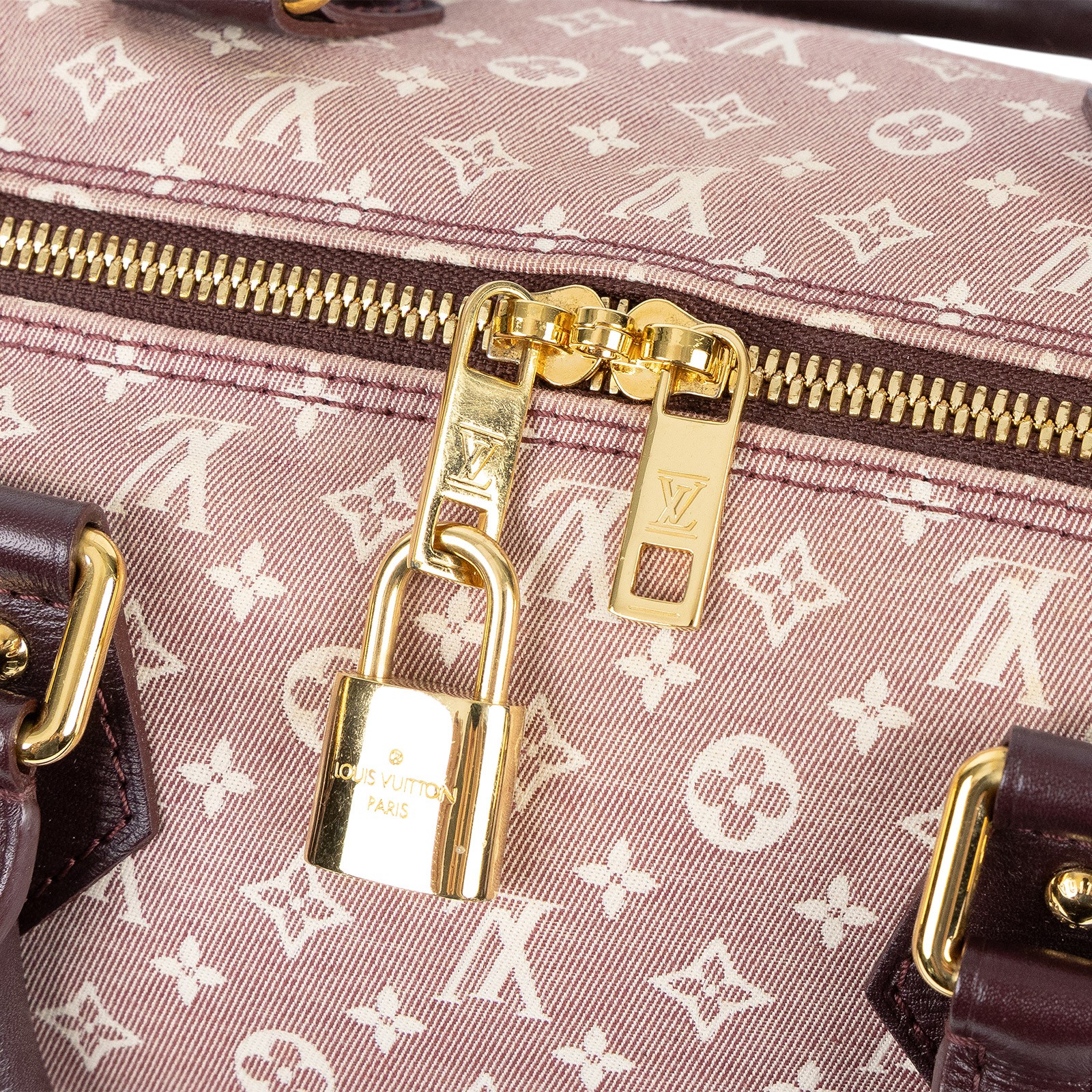 路易威登 LOUIS VUITTON Speedy 30 手提波士頓包 Idylle M56704 棕褐色丹寧SPEEDY30 防塵袋