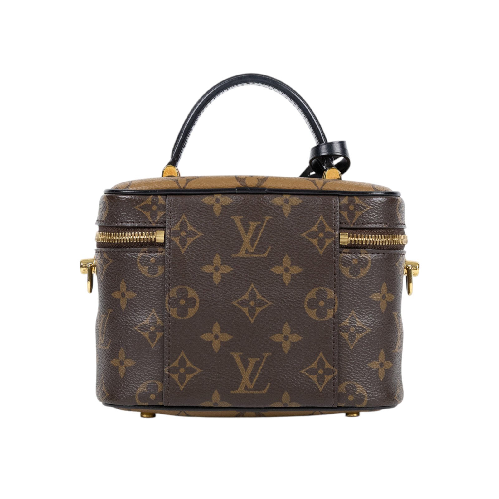 路易威登 LOUIS VUITTON Vanity PM 手提 斜背 化妝箱 M45165 晶片款 原花VANITY PM 原廠盒子/防塵袋/鎖組