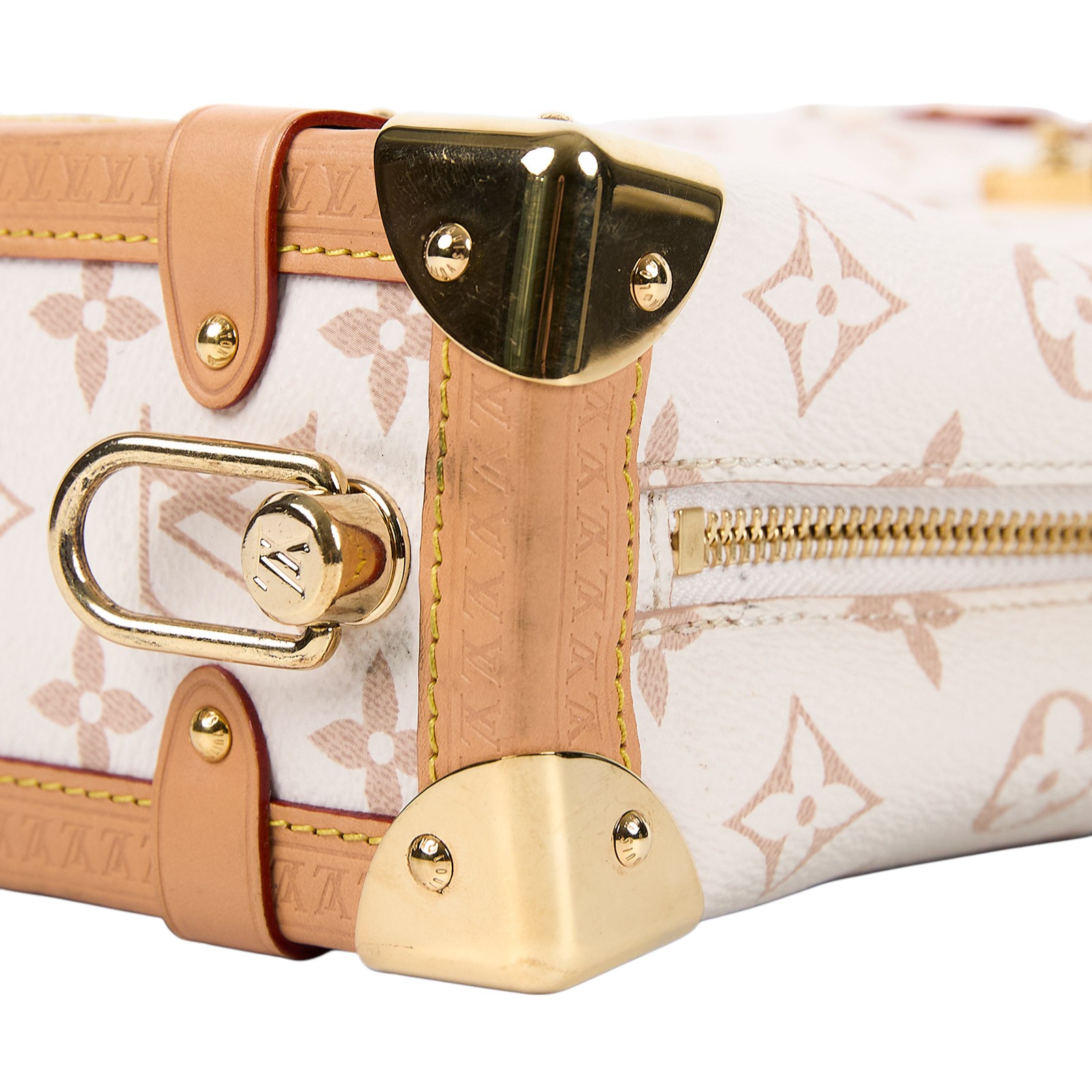 路易威登 LOUIS VUITTON Side Trunk MM 手提 肩背 箱包 M46907 晶片款  原廠盒子/防塵袋/日本購買證明/背帶