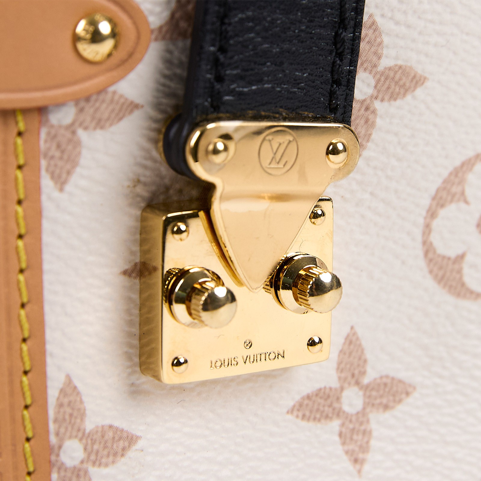 路易威登 LOUIS VUITTON Side Trunk MM 手提 肩背 箱包 M46907 晶片款  原廠盒子/防塵袋/日本購買證明/背帶