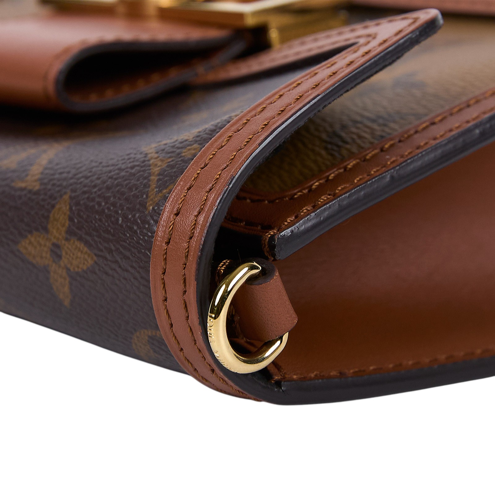 路易威登 LOUIS VUITTON Dauphine 鏈帶錢包 M68746 晶片款 原花DAUPHINE WOC 原廠盒子/防塵袋/購買證明