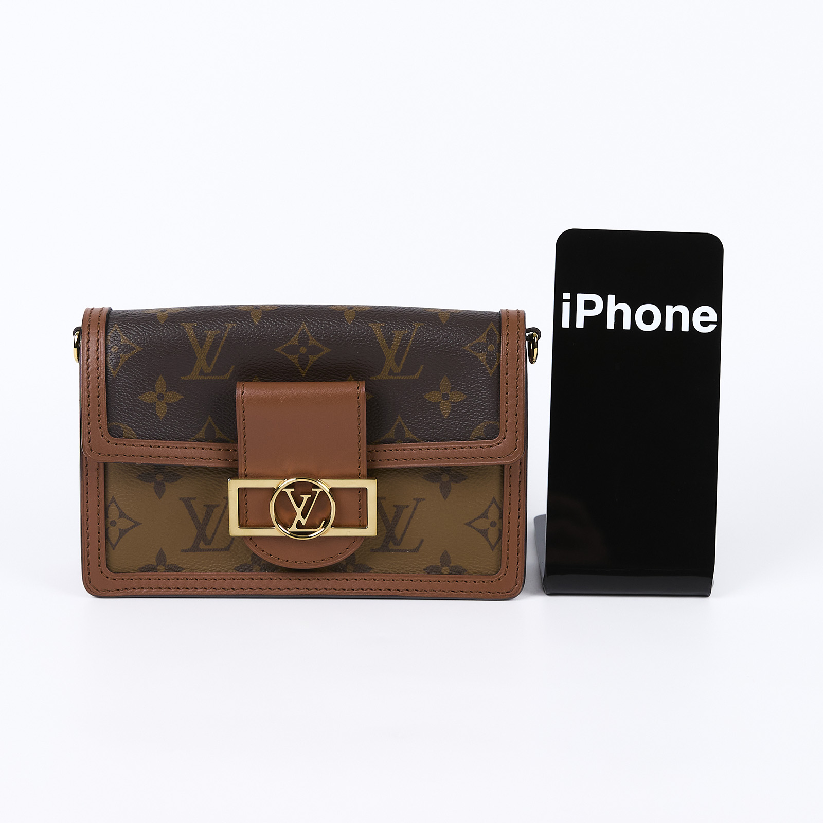 路易威登 LOUIS VUITTON Dauphine 鏈帶錢包 M68746 晶片款 原花DAUPHINE WOC 原廠盒子/防塵袋/購買證明