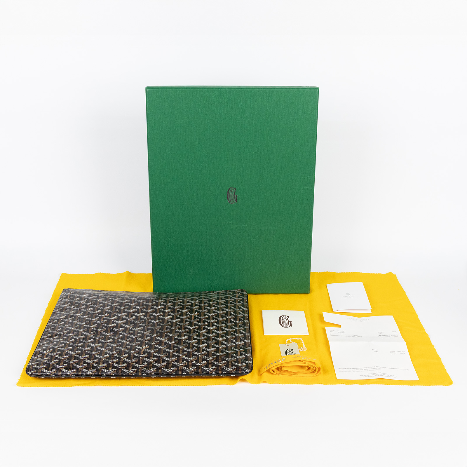 高雅德 GOYARD Senat Pouch GM 手拿包 SENAT2GMLTY 黑色SENAT 手拿包 GM 原廠盒子/防塵袋/香港購買證明