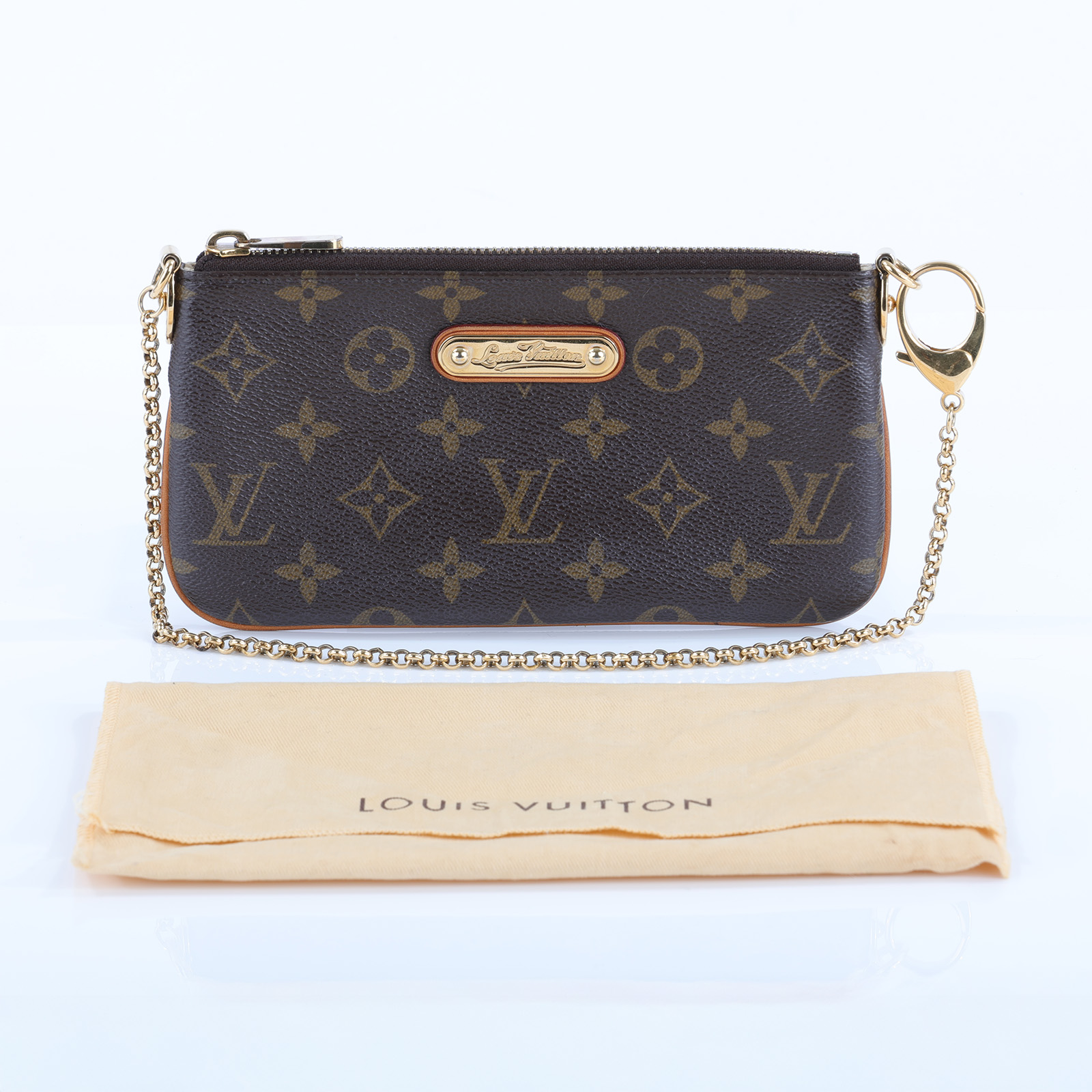 路易威登 LOUIS VUITTON Pochette Milla MM 鏈帶包 M60094 原花Pochette Milla MM 防塵袋