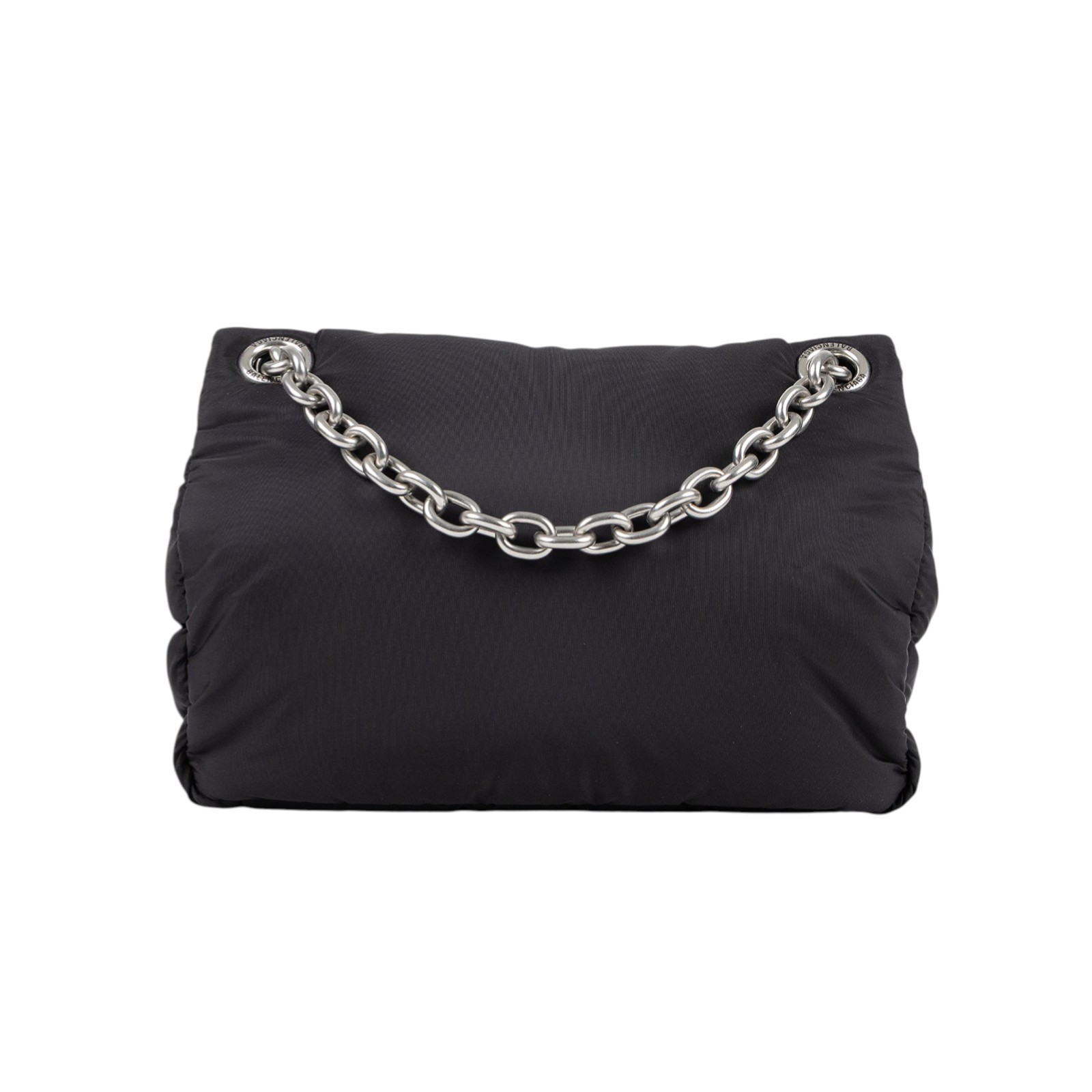 巴黎世家 BALENCIAGA Monaco 肩背包 迷你 7929772AA6J 黑尼龍鍊包 防塵袋