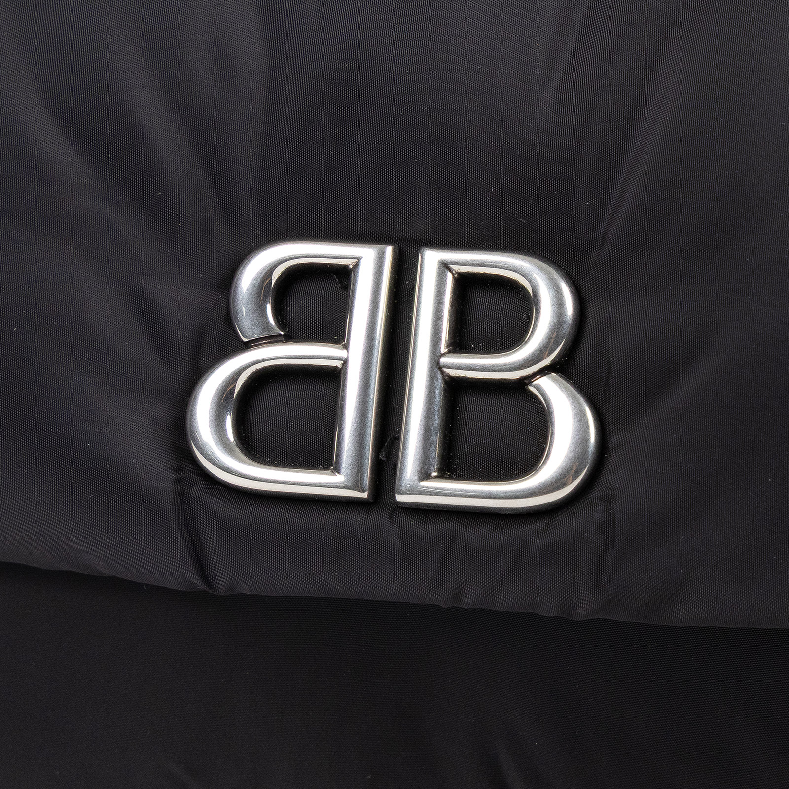 巴黎世家 BALENCIAGA Monaco 肩背包 迷你 7929772AA6J 黑尼龍鍊包 防塵袋