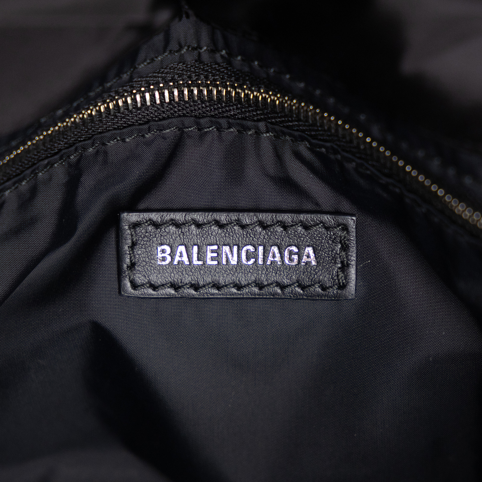 巴黎世家 BALENCIAGA Monaco 肩背包 迷你 7929772AA6J 黑尼龍鍊包 防塵袋