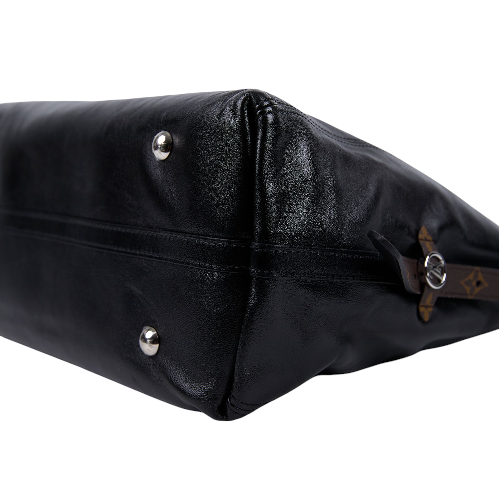 路易威登 LOUIS VUITTON CarryAll Vibe MM 手提 肩背包 黑色 M25143 晶片款 黑CARRYALL VIBE MM 無附屬品