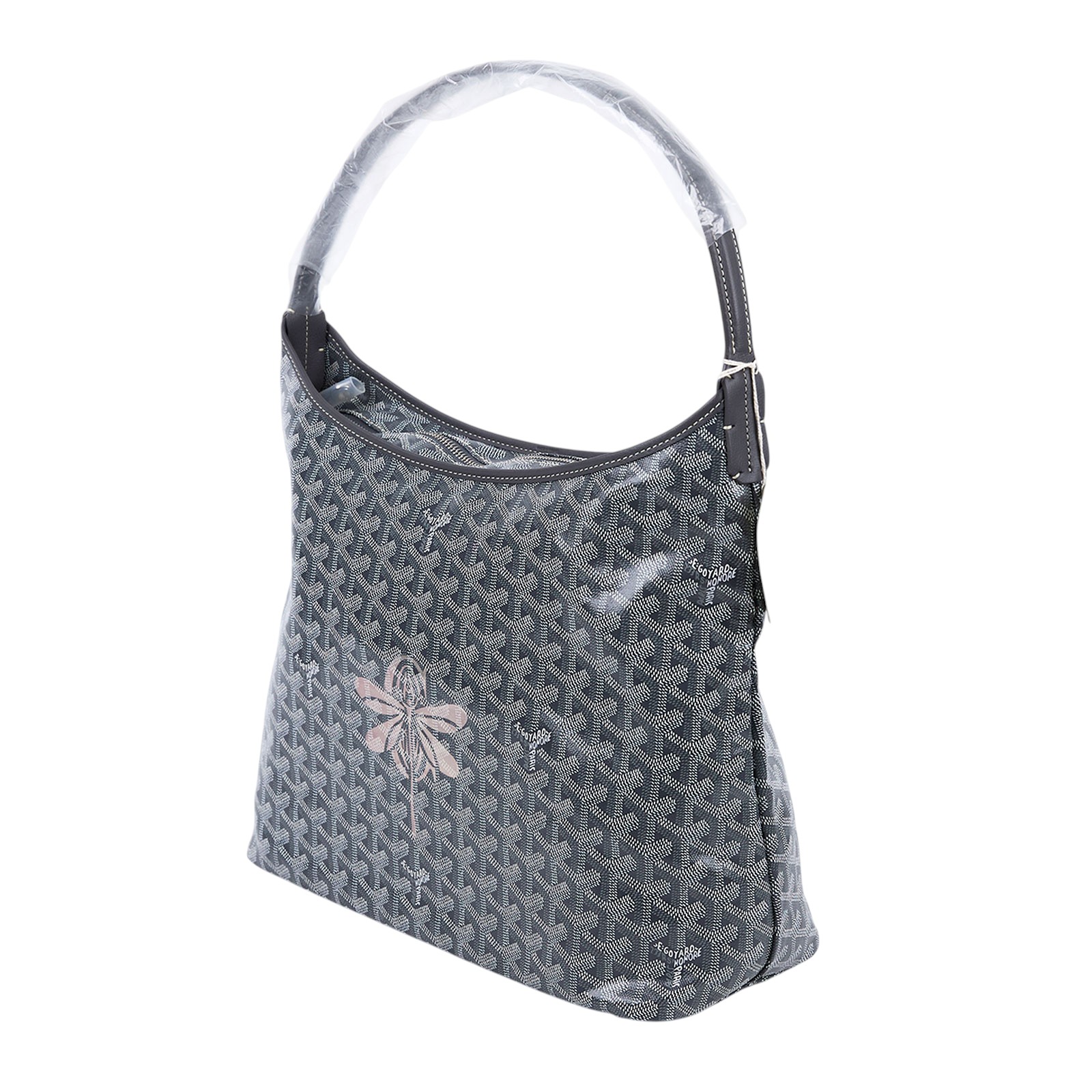 高雅德 GOYARD Bohème Hobo Bag PM 托特包 BOHEMEPMLTY 灰色HOBO限量款 防塵袋/內袋