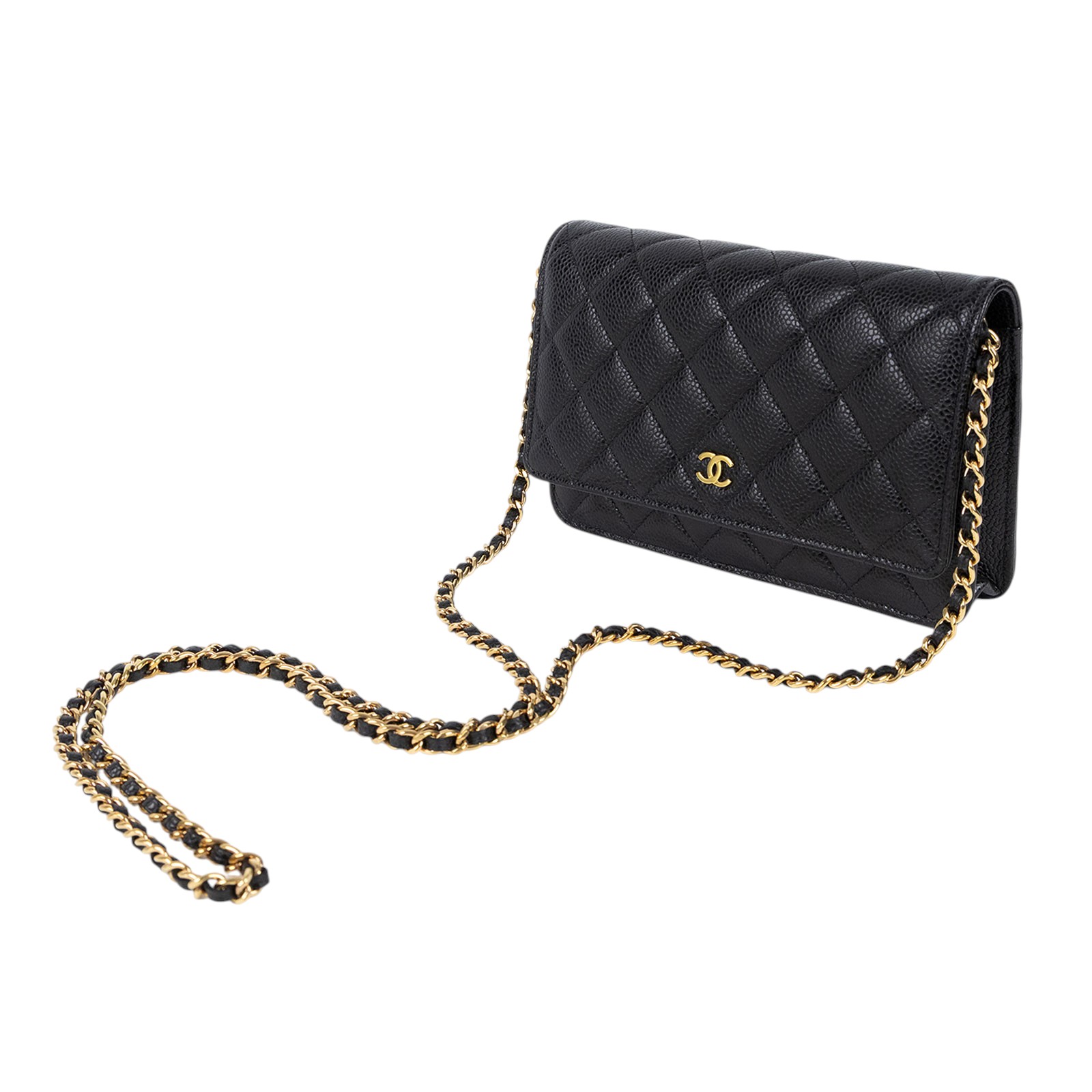 香奈兒 CHANEL Woc 口蓋包 AP02520 Y01864 晶片款 黑荔枝WOC 原廠盒子/防塵袋/購買證明