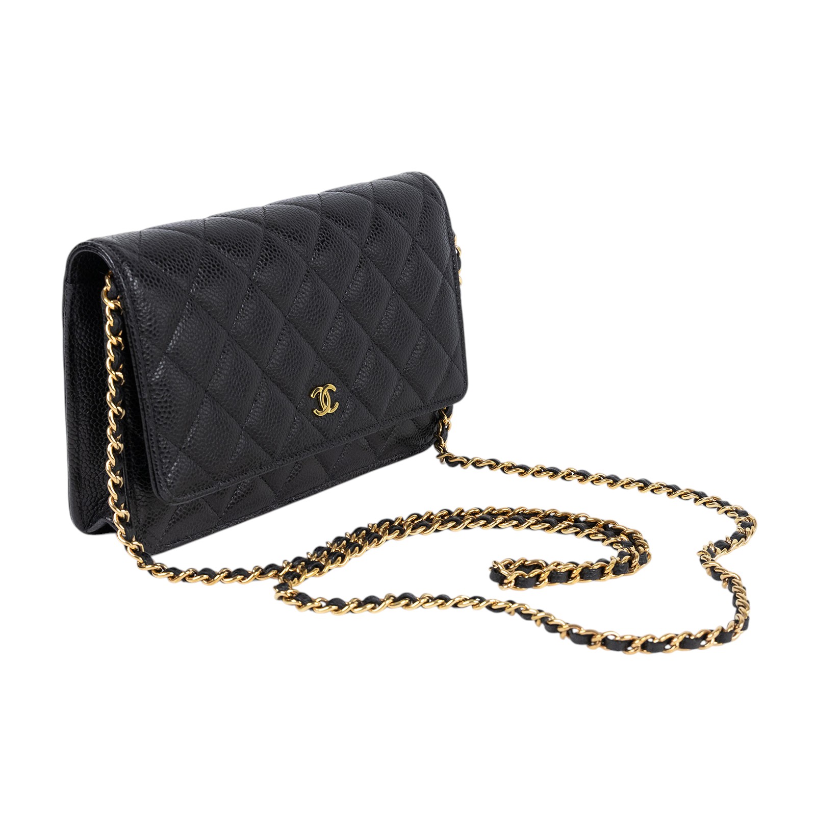 香奈兒 CHANEL Woc 口蓋包 AP02520 Y01864 晶片款 黑荔枝WOC 原廠盒子/防塵袋/購買證明