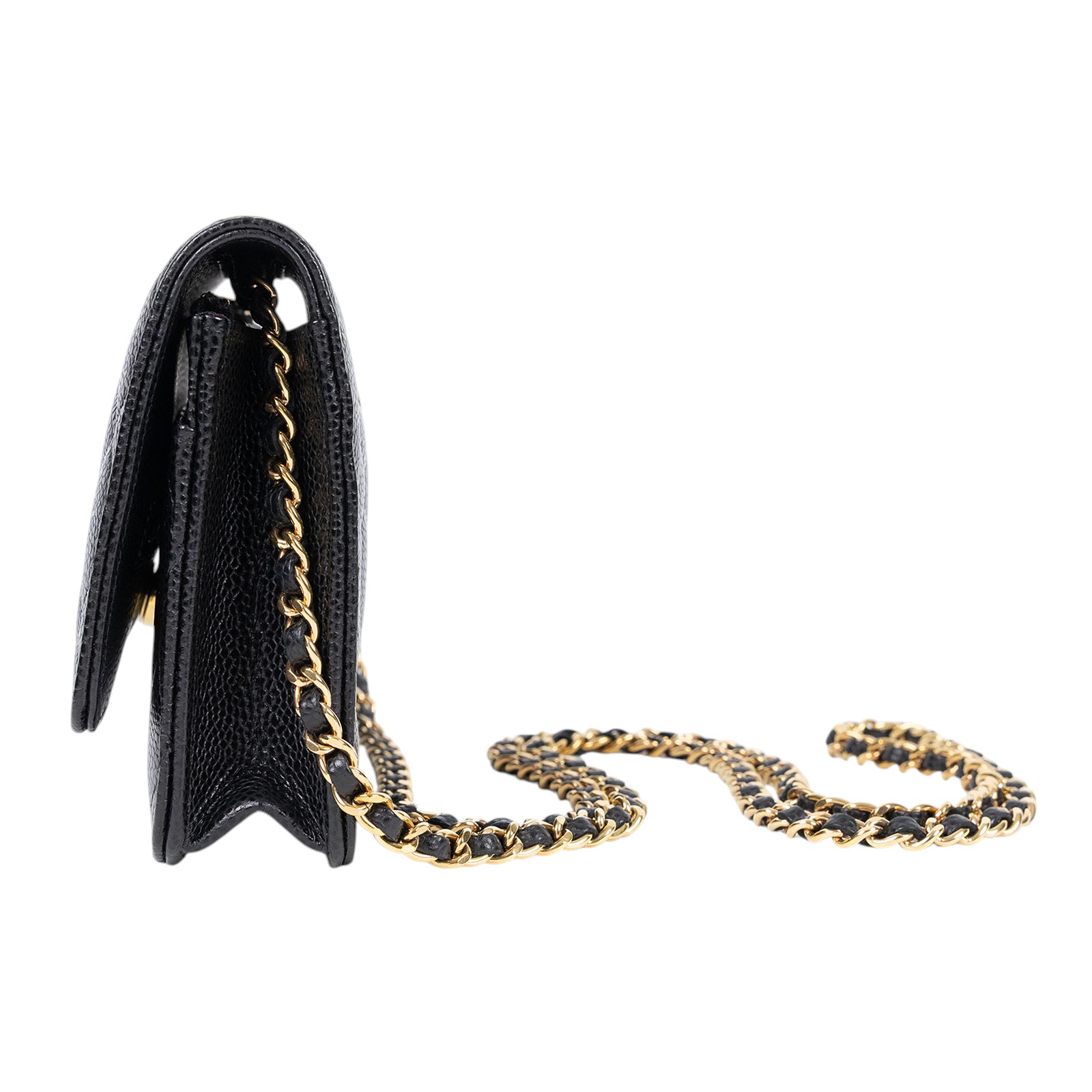 香奈兒 CHANEL Woc 口蓋包 AP02520 Y01864 晶片款 黑荔枝WOC 原廠盒子/防塵袋/購買證明