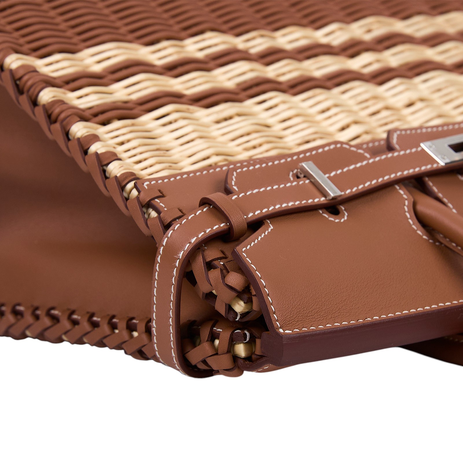 愛馬仕 Hermès Picnic Birkin Bag 柏金包 25 BK25PIC B刻  防塵袋/鎖組/海外購買證明