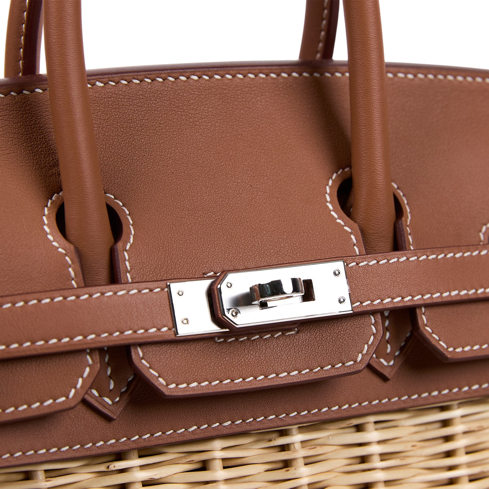 愛馬仕 Hermès Picnic Birkin Bag 柏金包 25 BK25PIC B刻  防塵袋/鎖組/海外購買證明